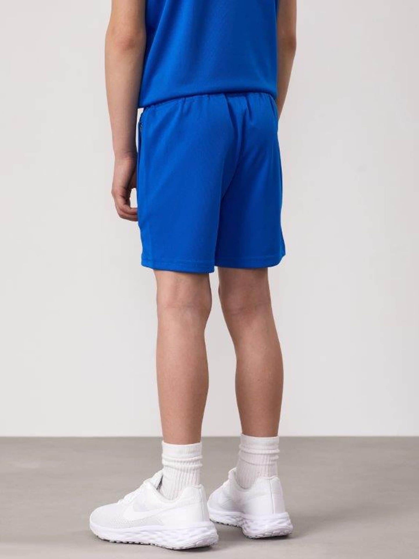 Dsiney Kidz - Gym King Blue Lightweight Poly Shorts image 2