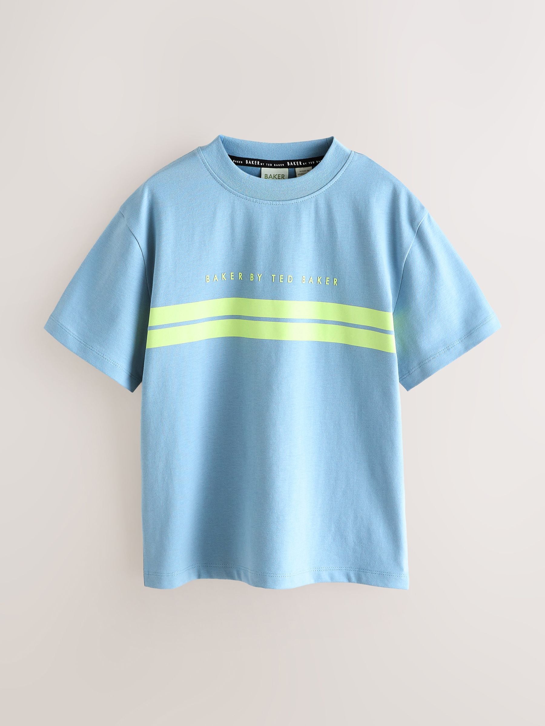 Dsiney Kidz - Baker by Ted Baker Lime Green/Blue Baker by Ted Baker 3 Pack T-Shirts image 2