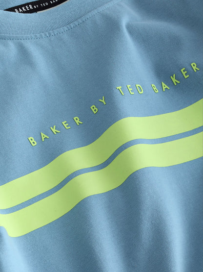 Dsiney Kidz - Baker by Ted Baker Lime Green/Blue Baker by Ted Baker 3 Pack T-Shirts image 8