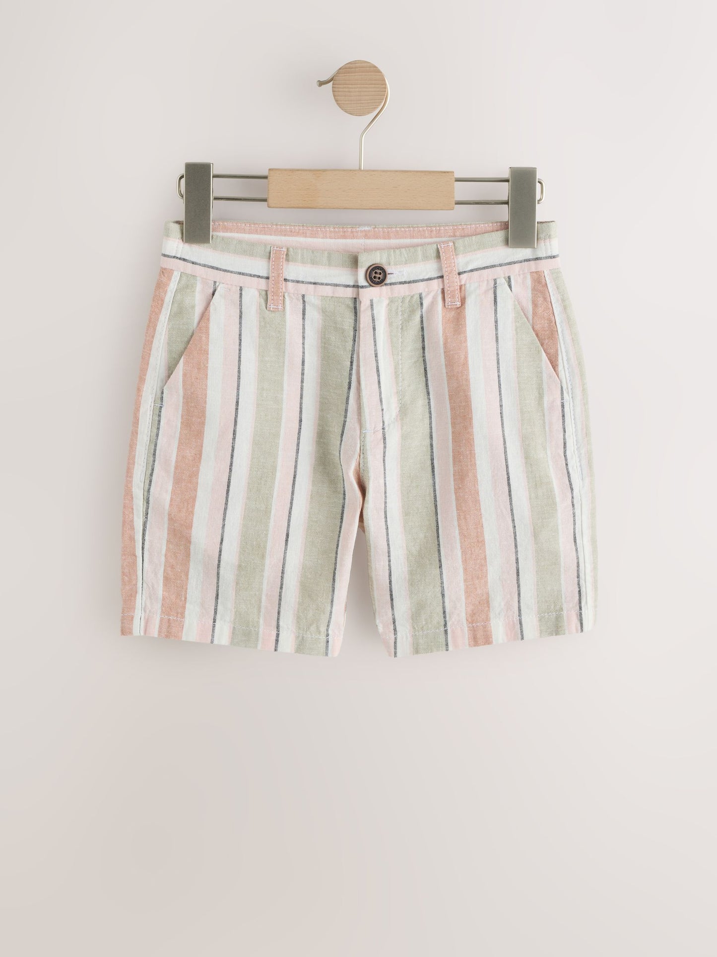 Dsiney Kidz - Multi Linen Blend Regular Fit Chino Shorts (3-16yrs) image 4