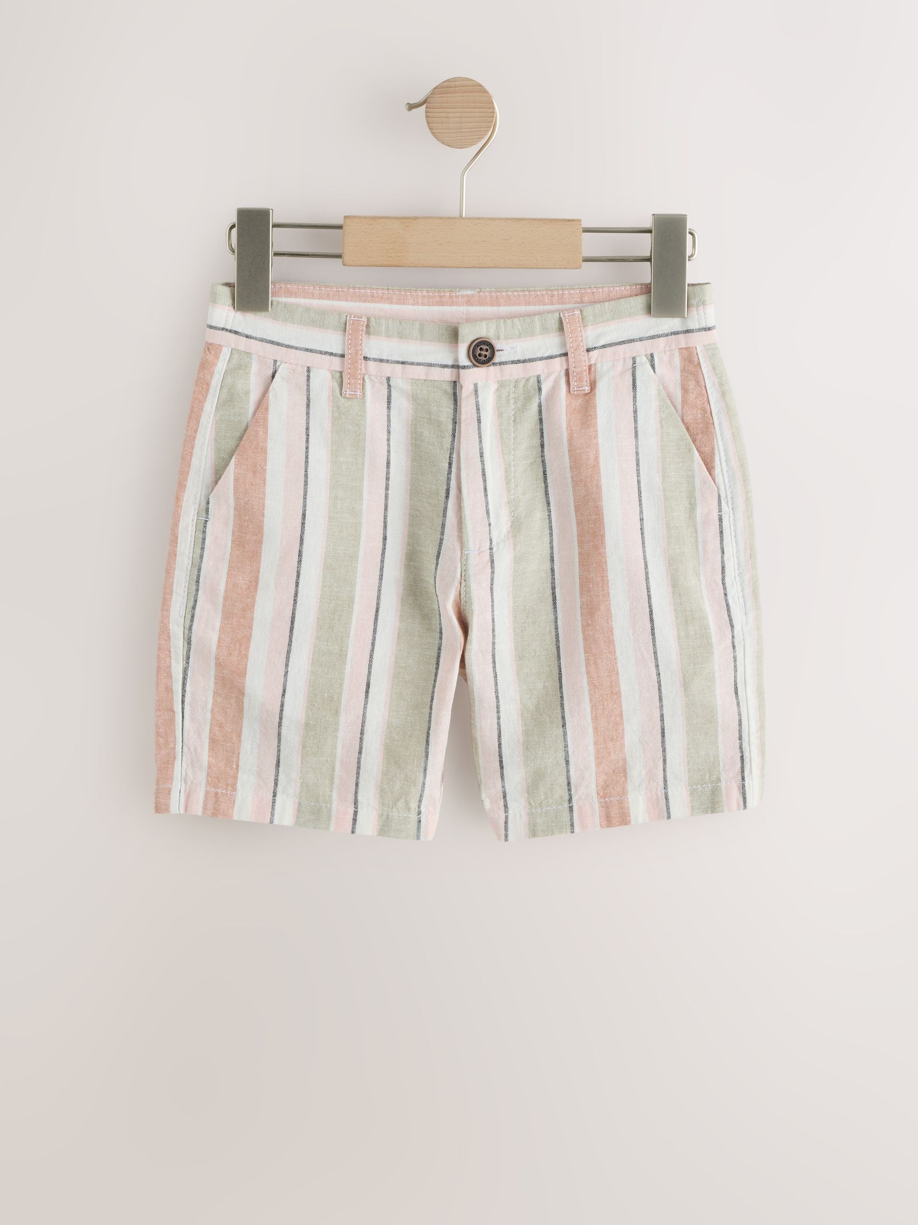 Dsiney Kidz - Multi Linen Blend Regular Fit Chino Shorts (3-16yrs) image 4