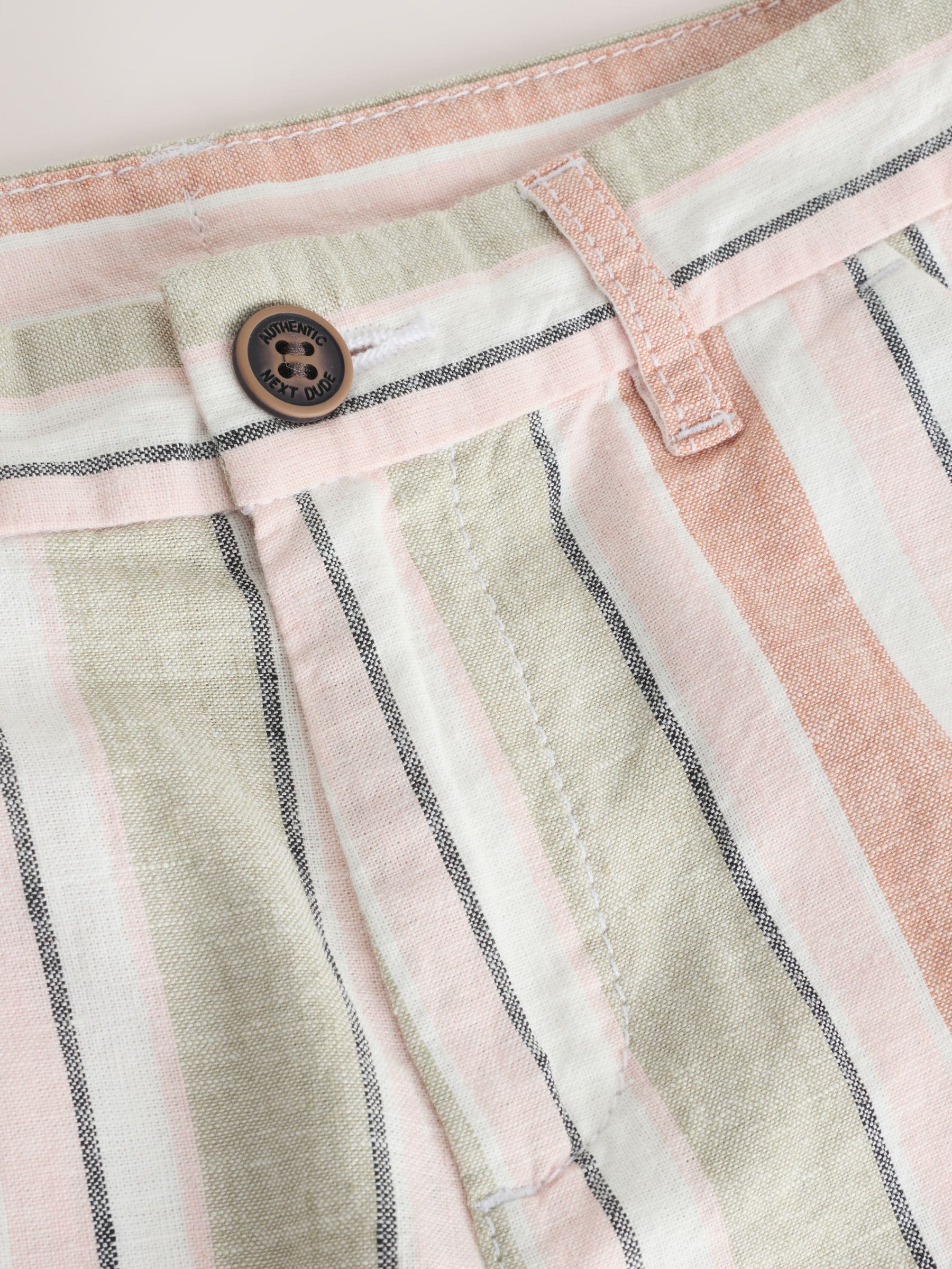 Dsiney Kidz - Multi Linen Blend Regular Fit Chino Shorts (3-16yrs) image 6