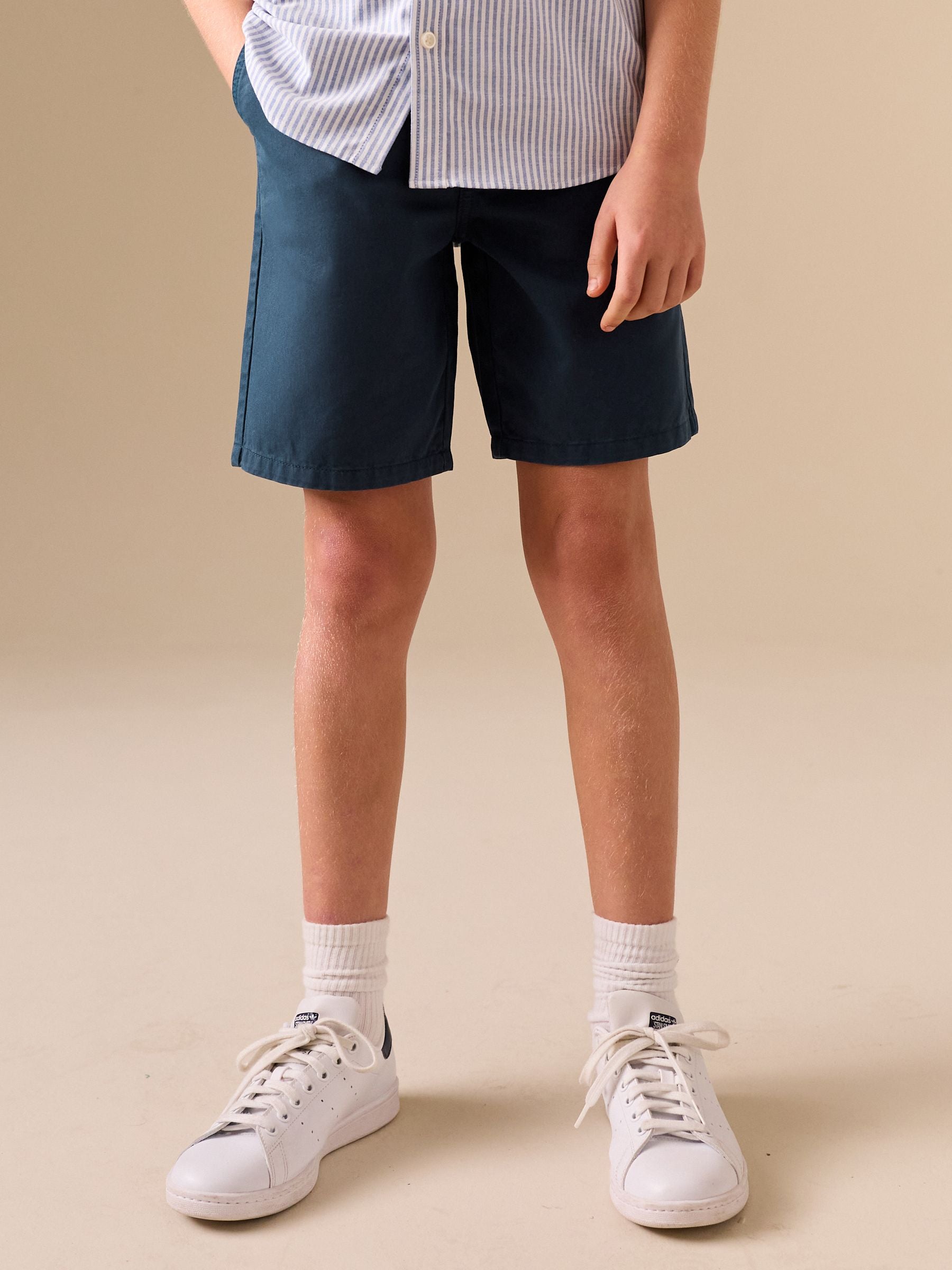 Dsiney Kidz - Stone Wash Garment Washed Chino Shorts (3-16yrs) image 1