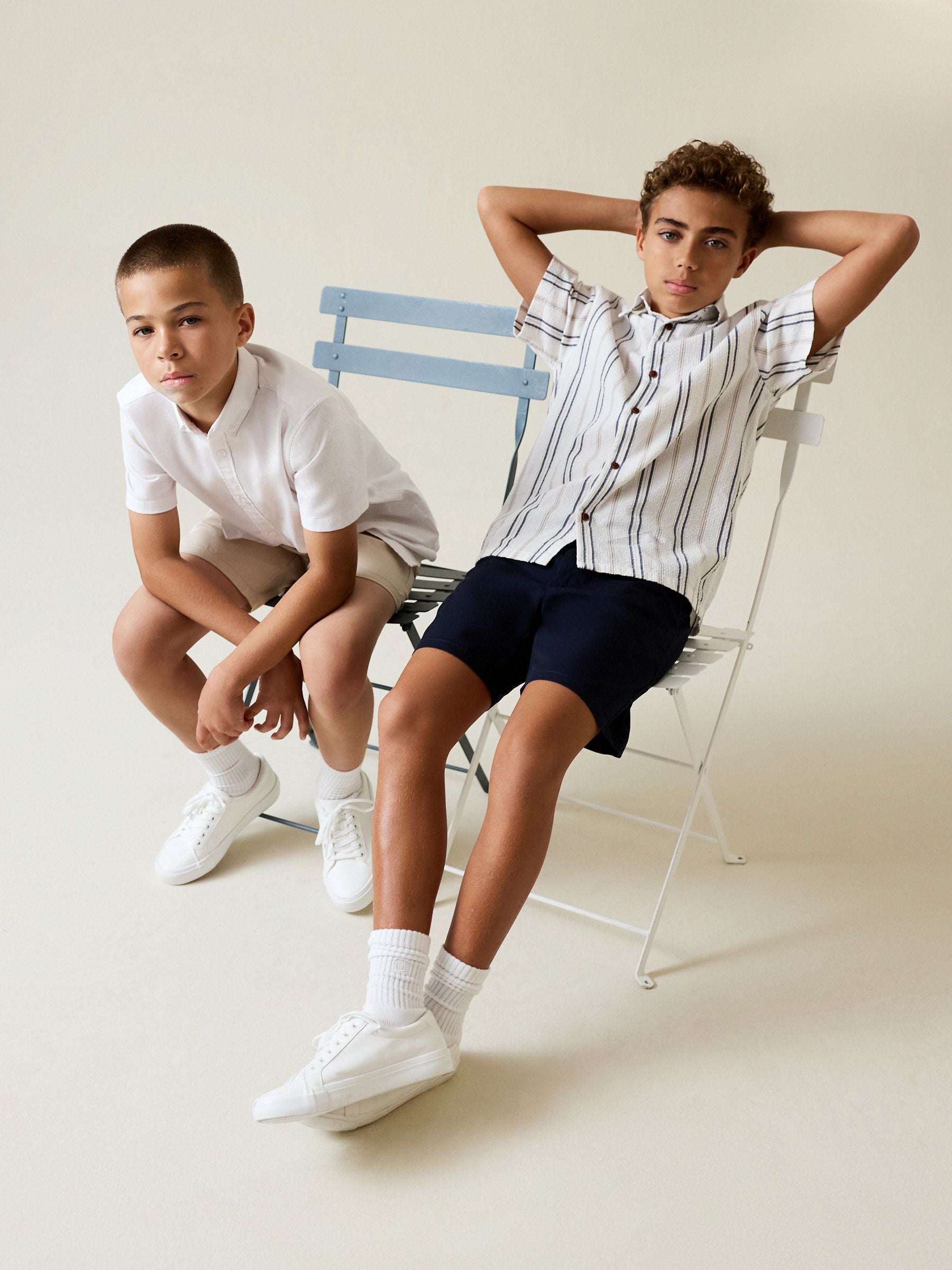 Dsiney Kidz - Charcoal Grey Chino Shorts (3-16yrs) image 4