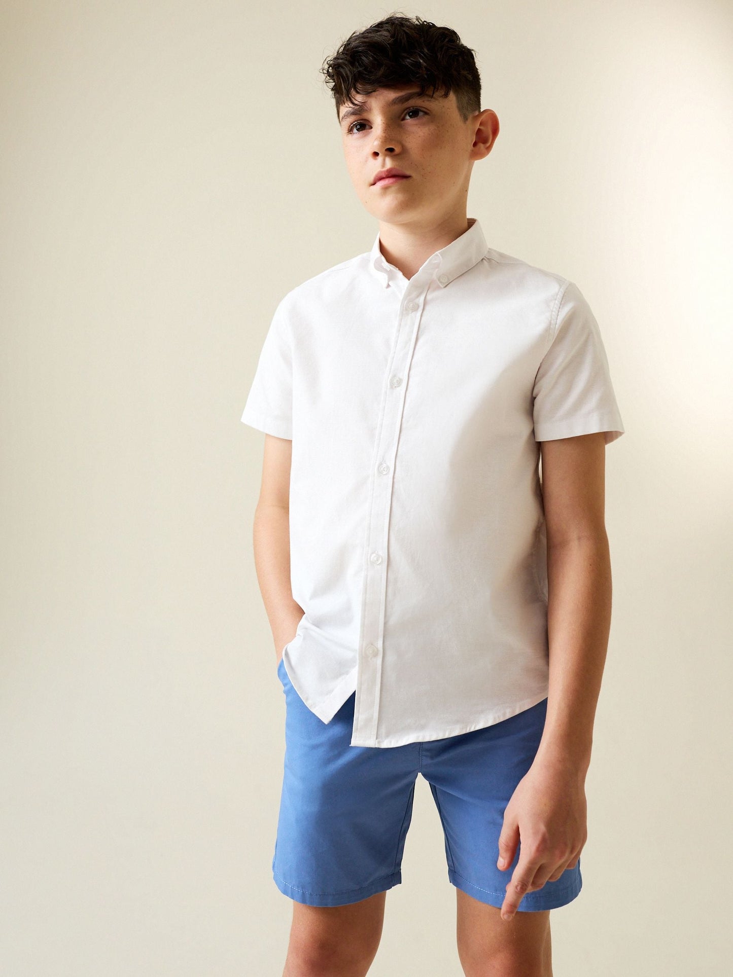 Dsiney Kidz - Blue Regular Fit Chino Shorts (3-16yrs) image 2
