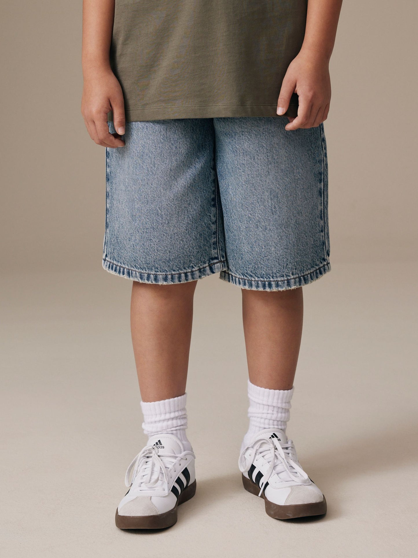 Dsiney Kidz - Mid Blue Denim Jort Shorts (3-16yrs) image 1