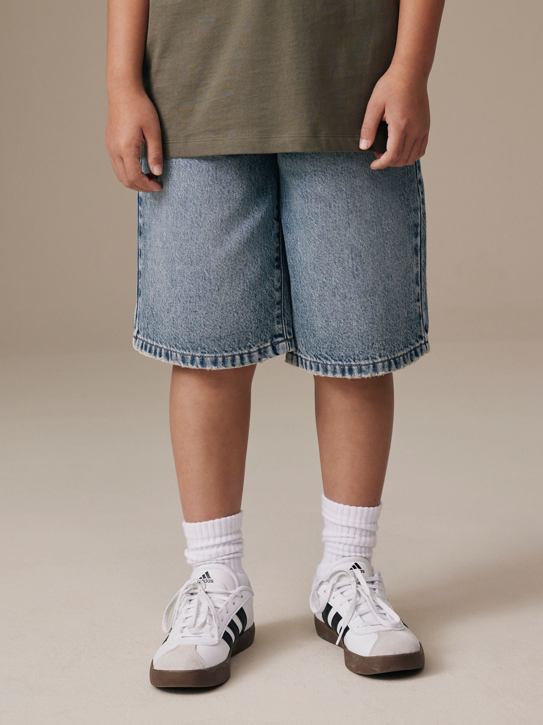 Dsiney Kidz - Mid Blue Denim Jort Shorts (3-16yrs) image 1