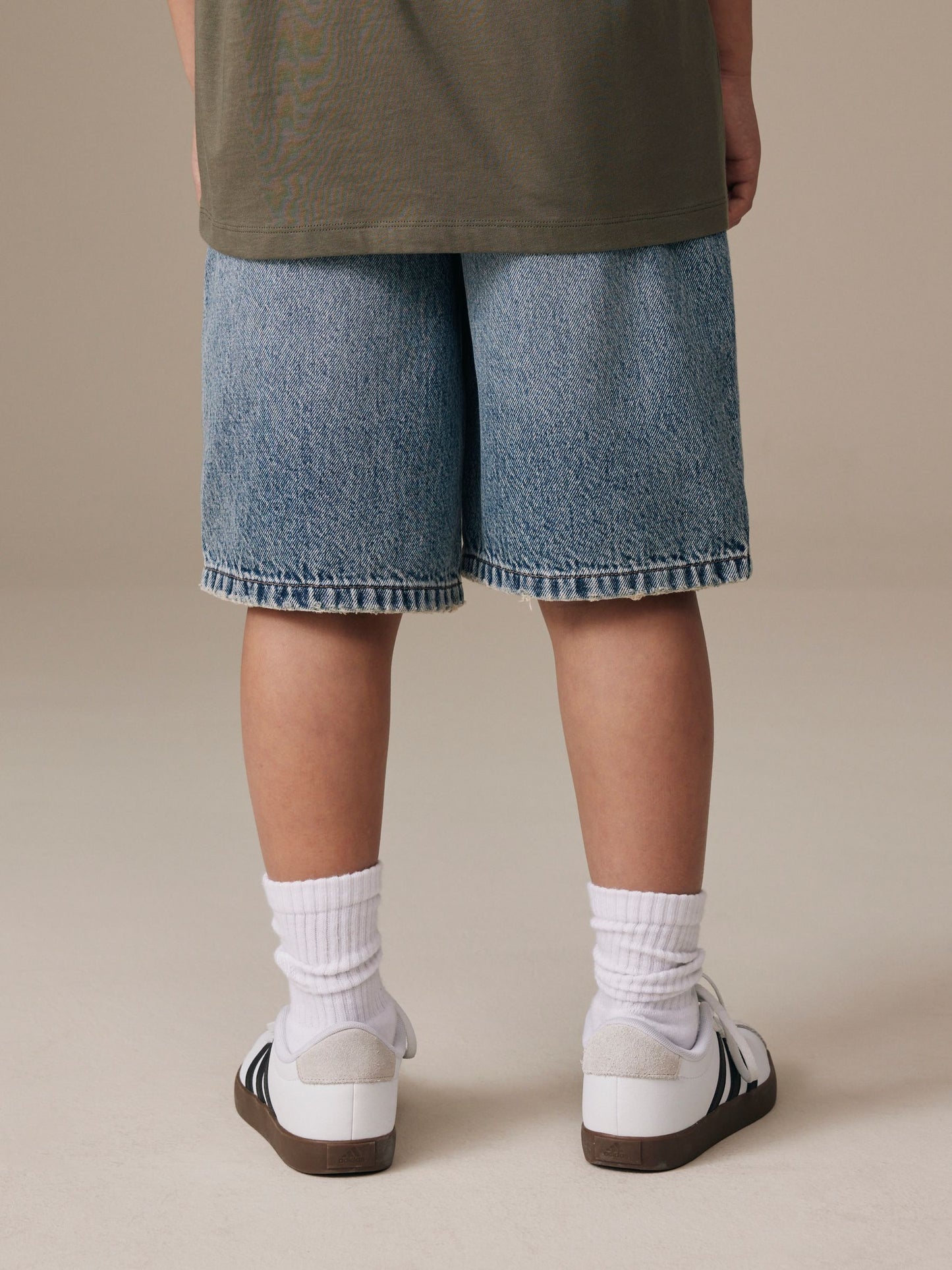 Dsiney Kidz - Mid Blue Denim Jort Shorts (3-16yrs) image 3