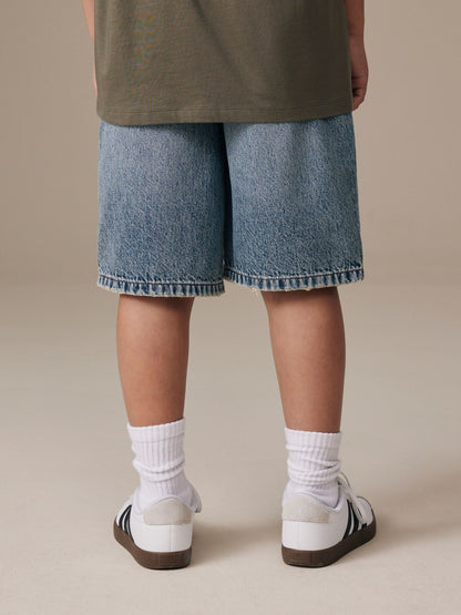 Dsiney Kidz - Mid Blue Denim Jort Shorts (3-16yrs) image 3