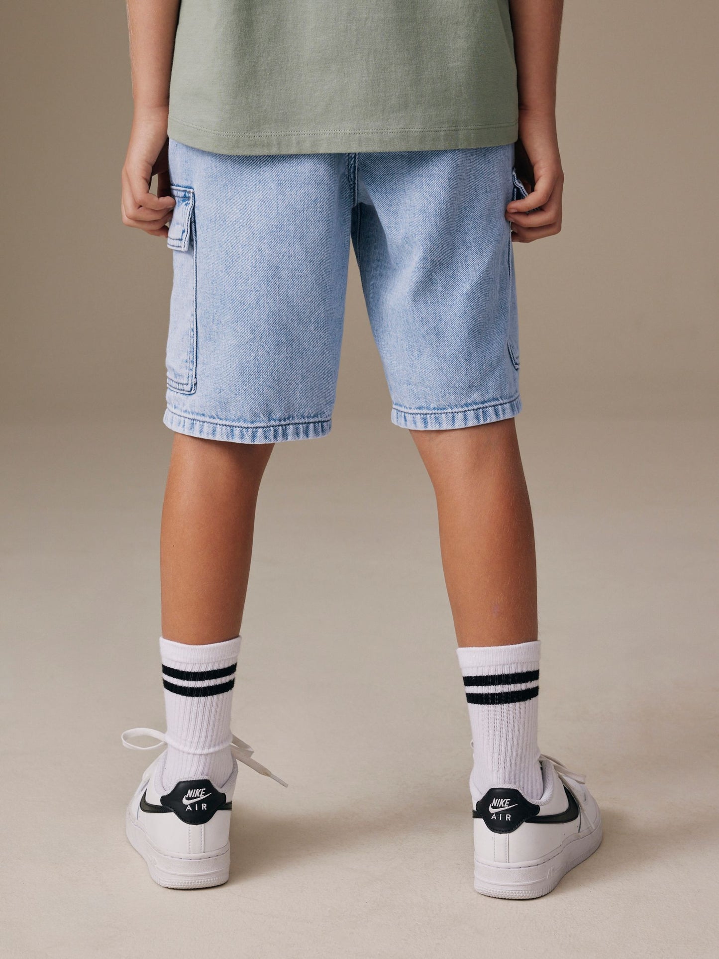 Dsiney Kidz - Bleach Denim Cargo Shorts (3-16yrs) image 4