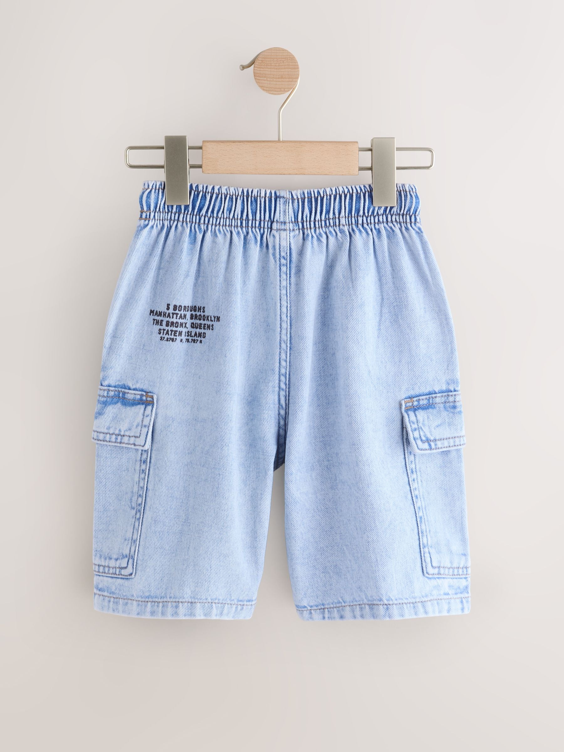 Dsiney Kidz - Bleach Denim Cargo Shorts (3-16yrs) image 7