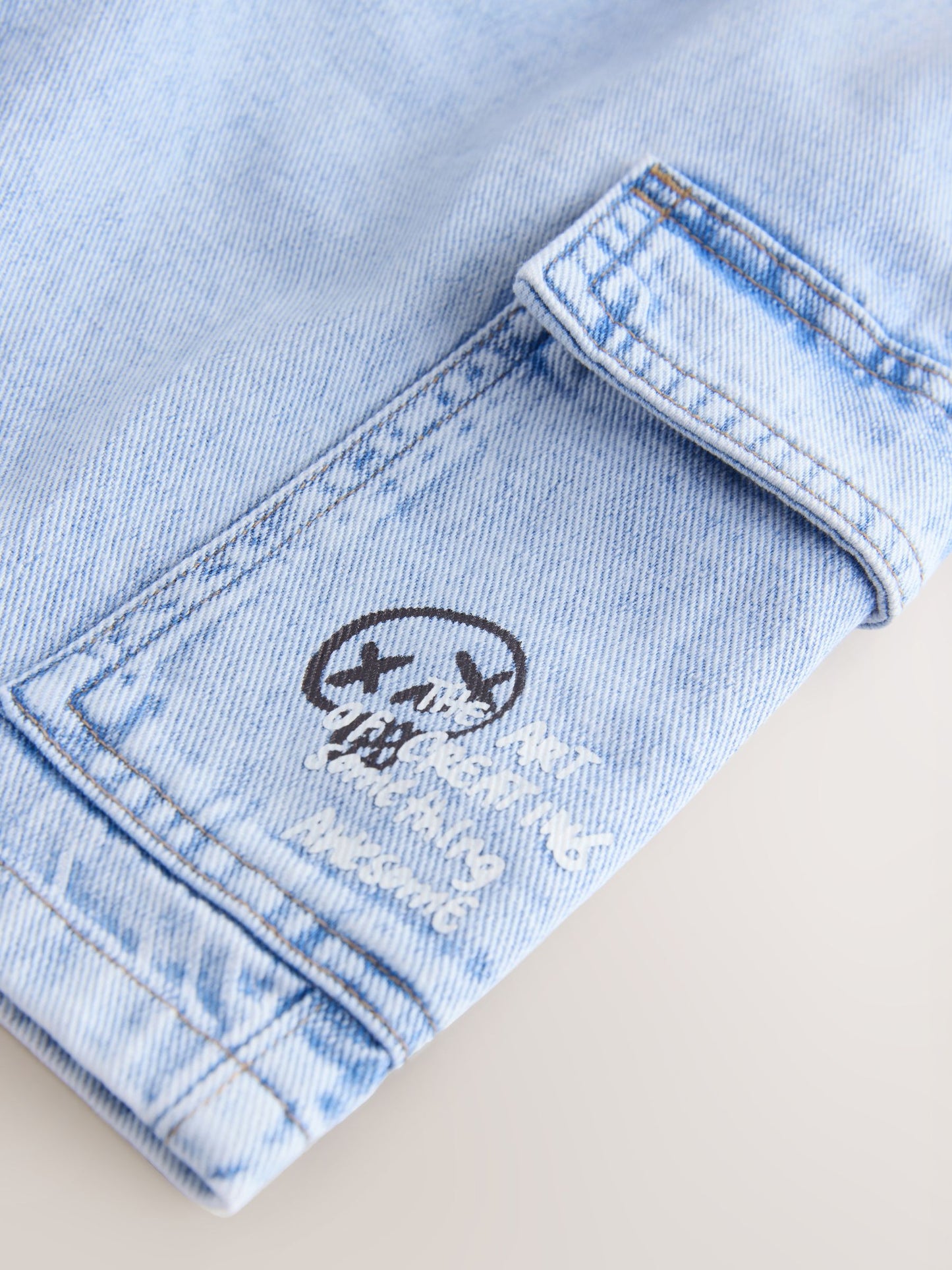 Dsiney Kidz - Bleach Denim Cargo Shorts (3-16yrs) image 9