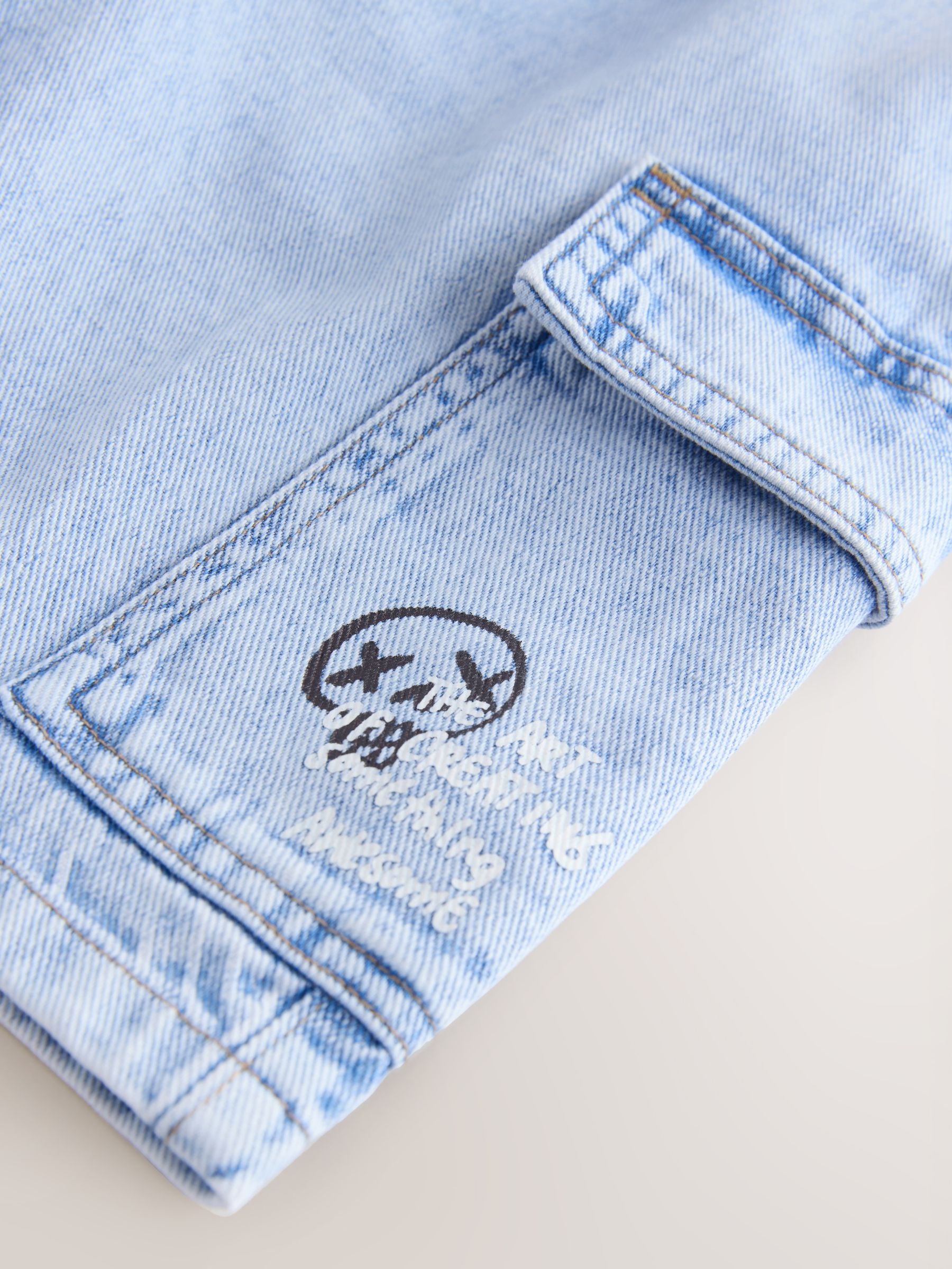 Dsiney Kidz - Bleach Denim Cargo Shorts (3-16yrs) image 9