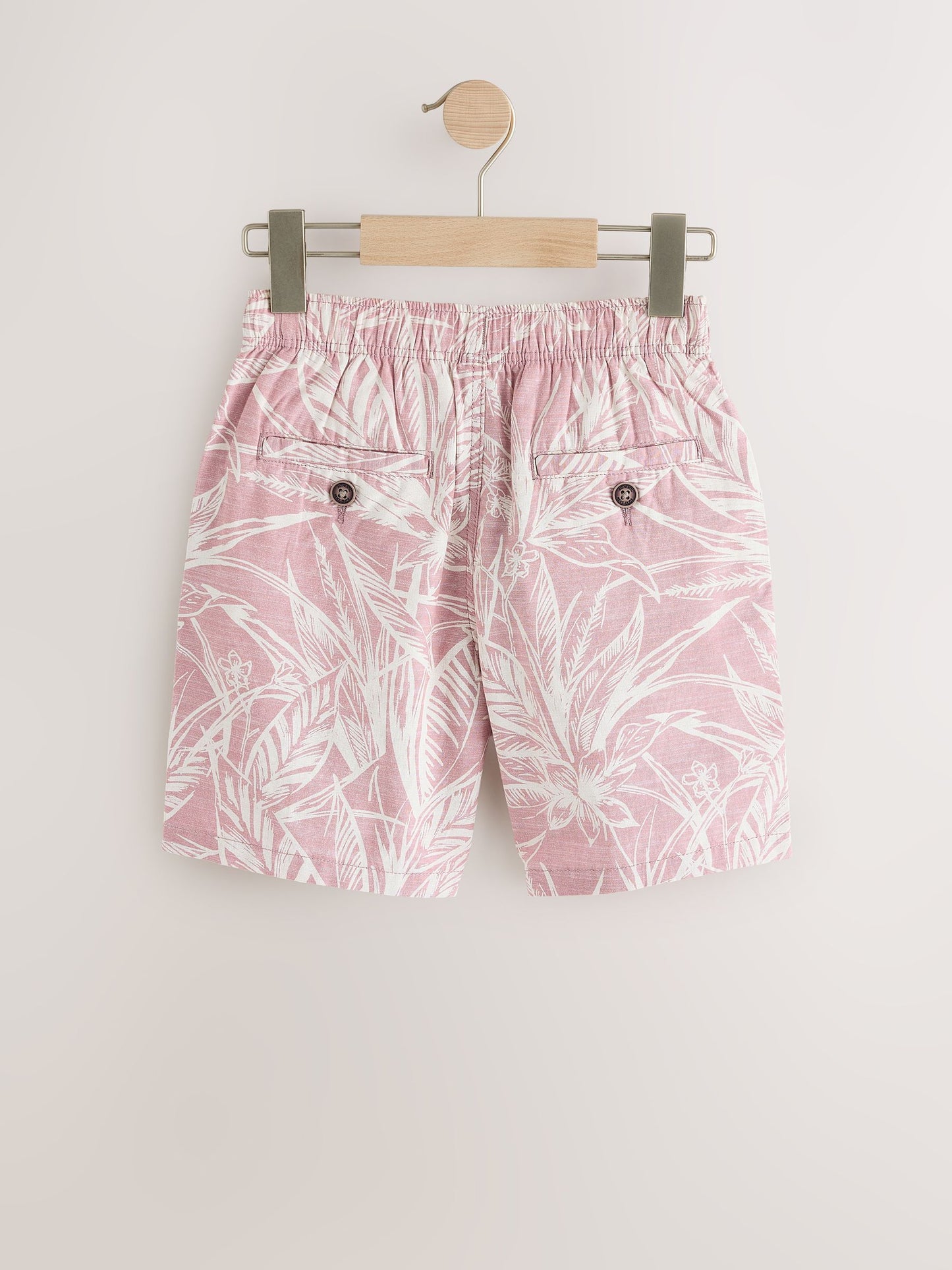Dsiney Kidz - Leaf Print Pink Hybrid Waist Shorts (3-16yrs) image 6