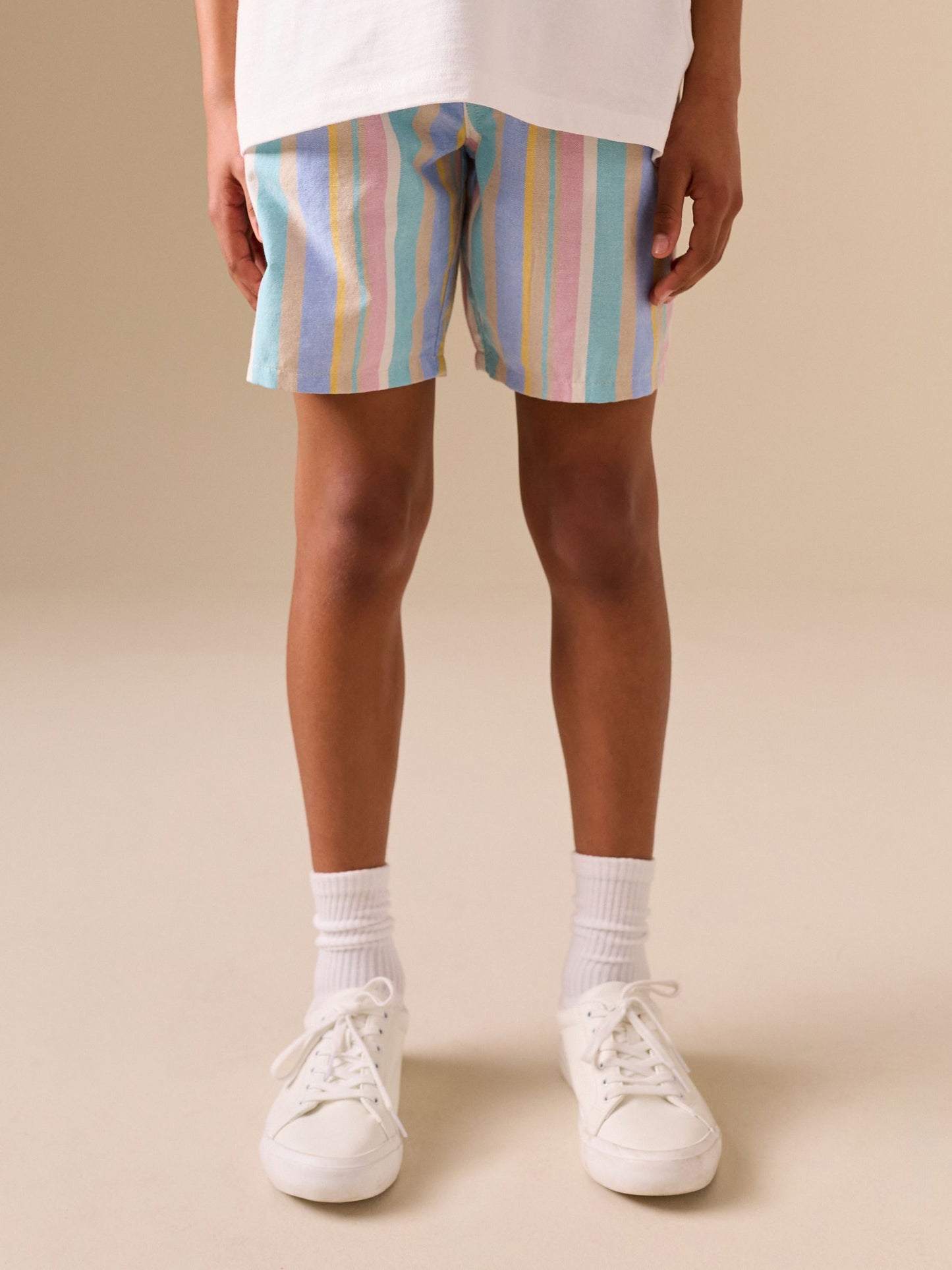 Dsiney Kidz - Stripe Hybrid Waist Shorts (3-16yrs) image 1