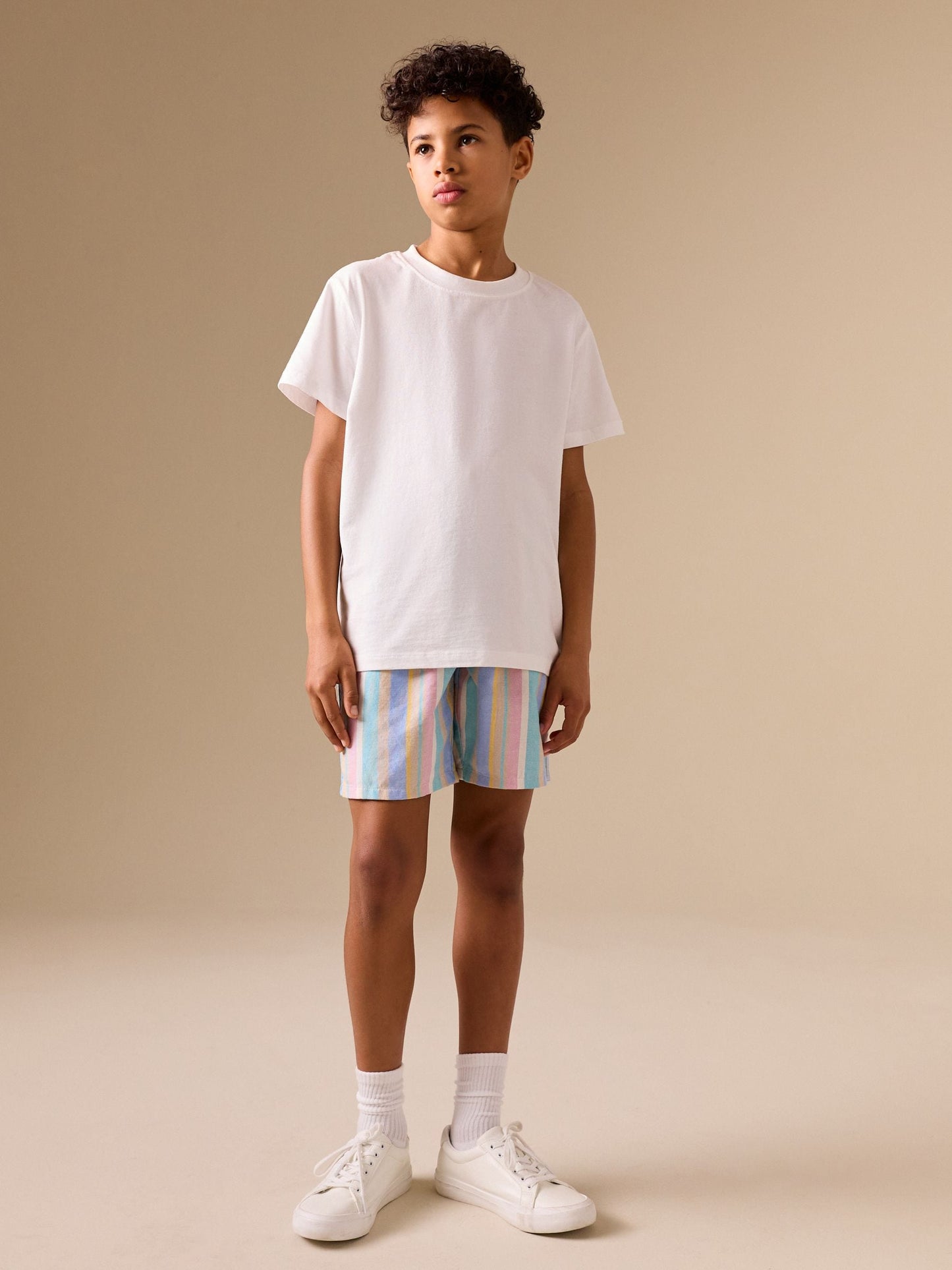 Dsiney Kidz - Stripe Hybrid Waist Shorts (3-16yrs) image 2