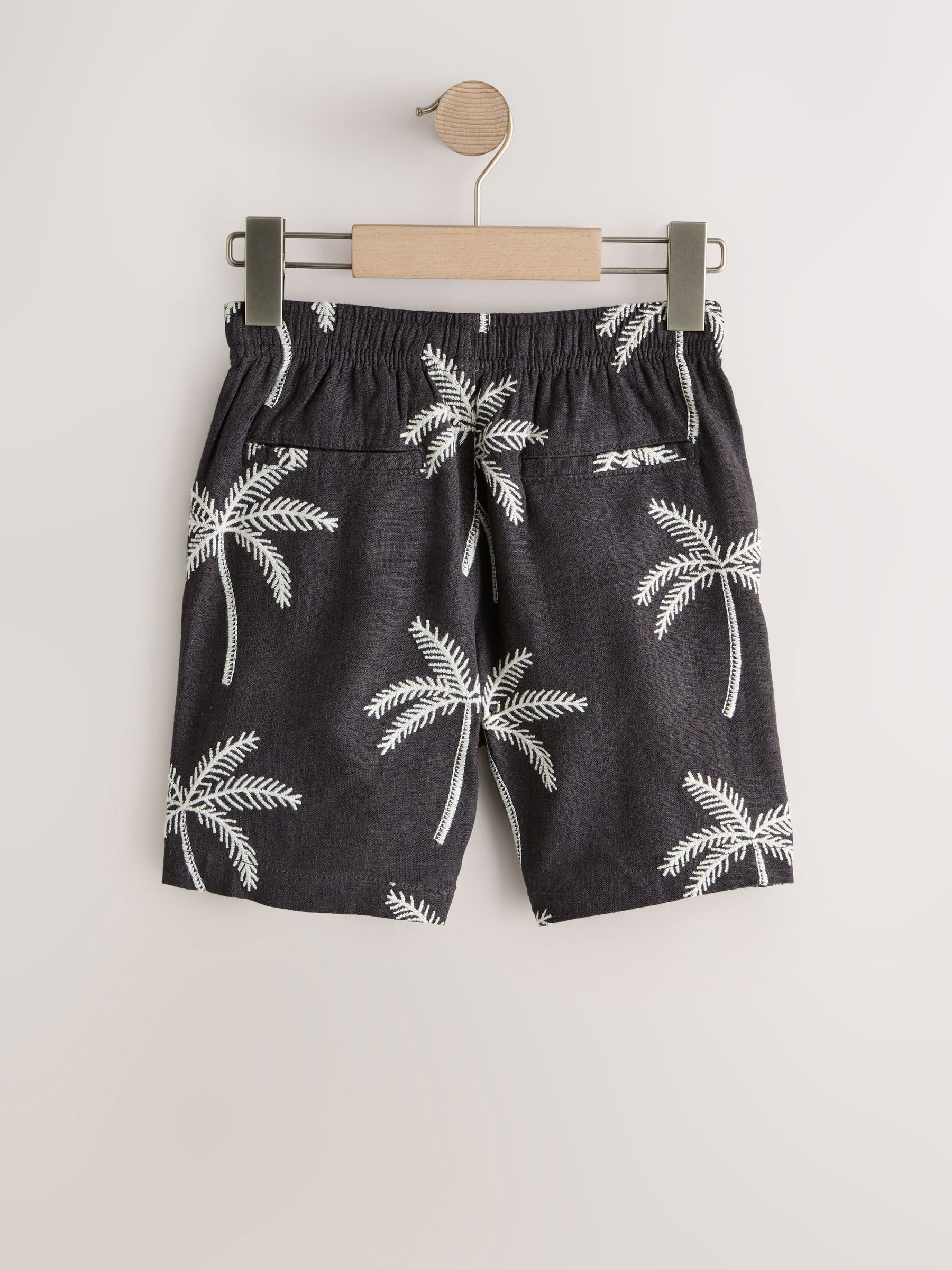 Dsiney Kidz - Charcoal Grey Linen Blend Pull on Shorts (3-16yrs) image 5