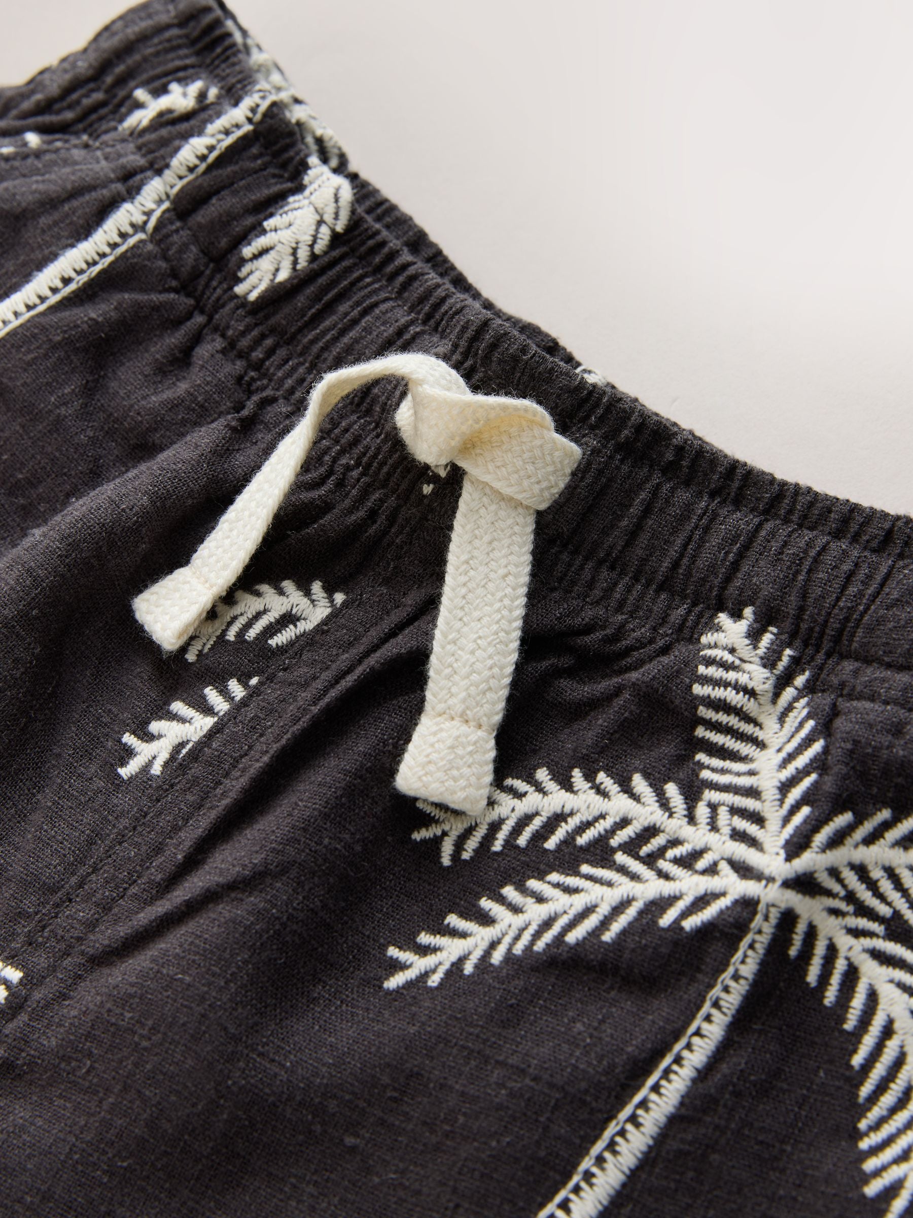 Dsiney Kidz - Charcoal Grey Linen Blend Pull on Shorts (3-16yrs) image 6