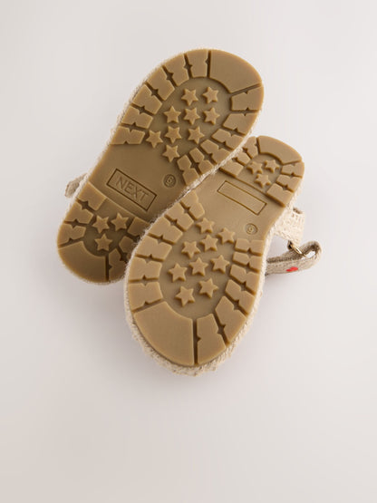 Neutral Heart Ankle Strap Sandals with Touch Fastening image 7