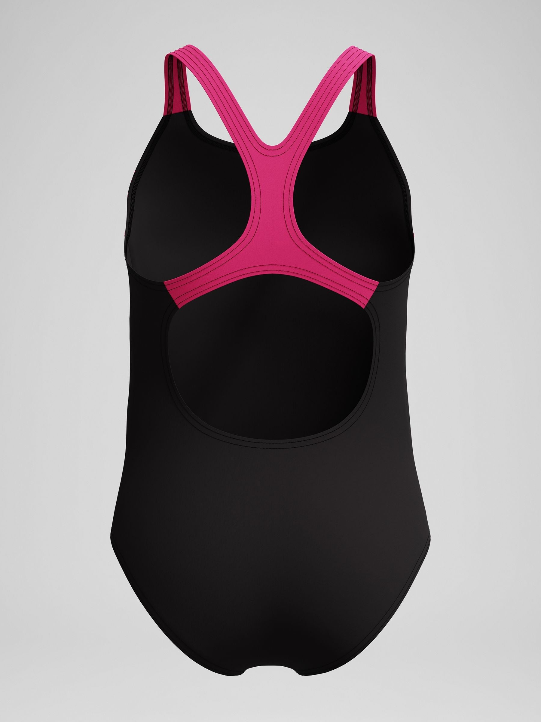 Dsiney Kidz - Speedo Black Medley Logo Medalist One Piece Swimsuit image 5