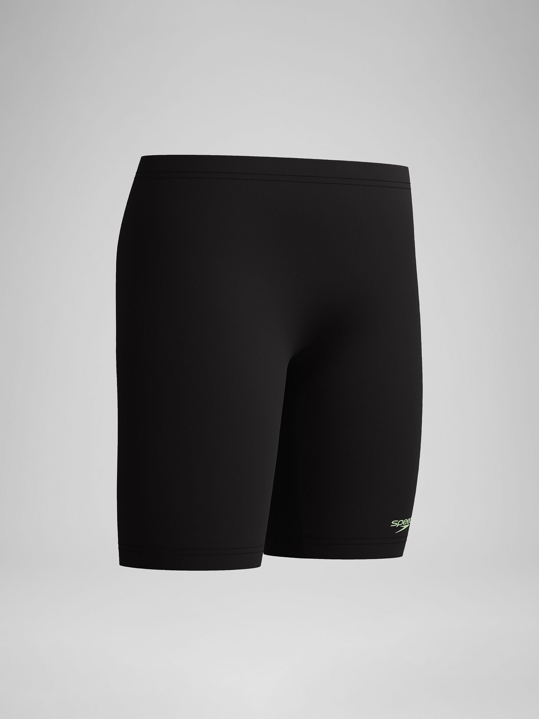 Speedo Black Print Panel Jammer Swim Shorts image 2
