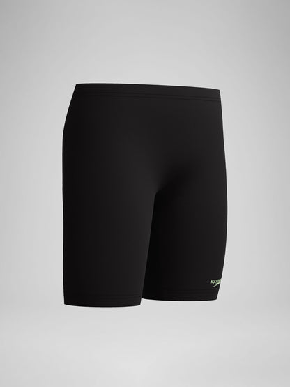 Speedo Black Print Panel Jammer Swim Shorts image 2