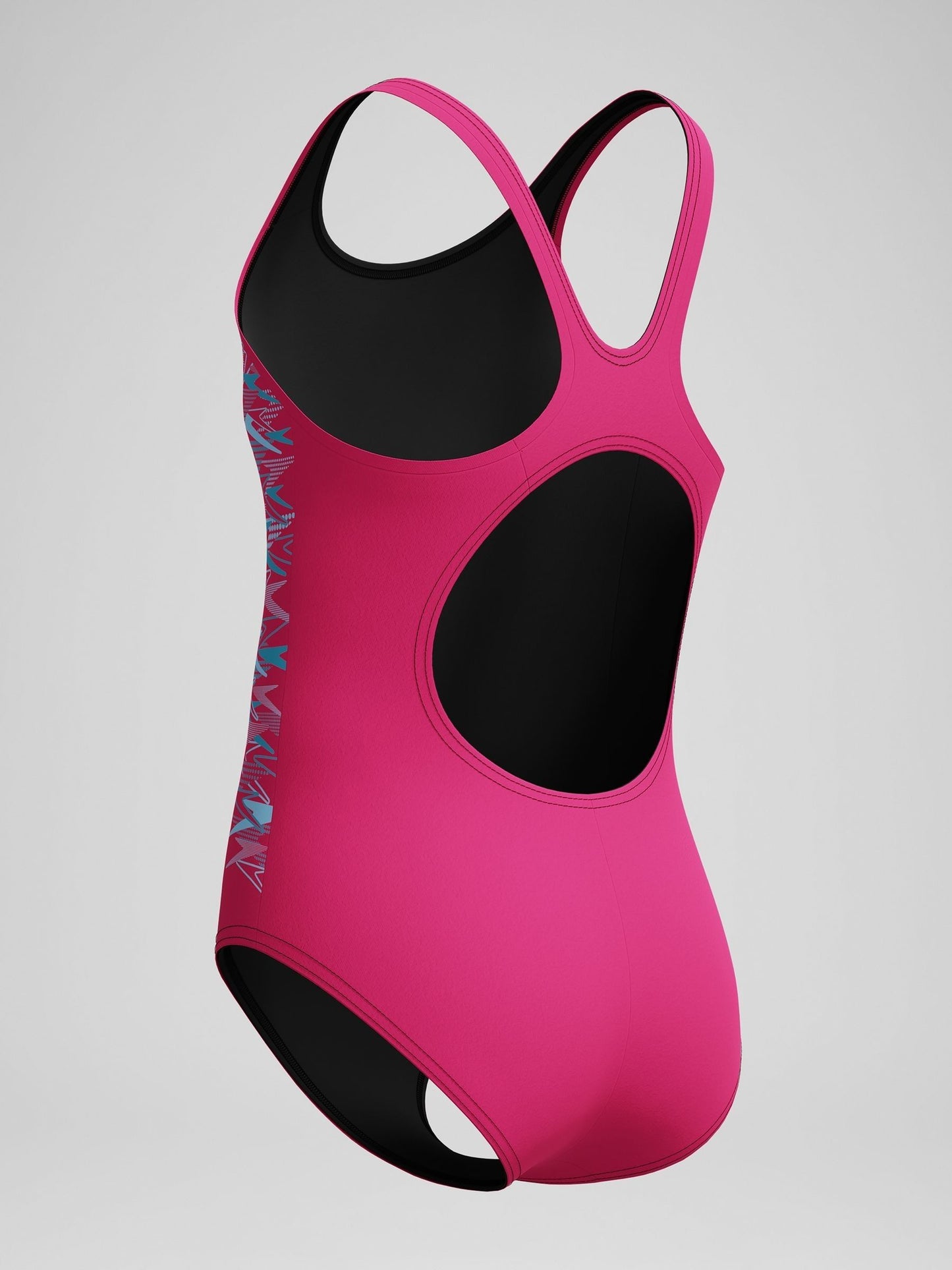 Dsiney Kidz - Speedo Pink Placement Muscleback One Piece Swimsuit image 3