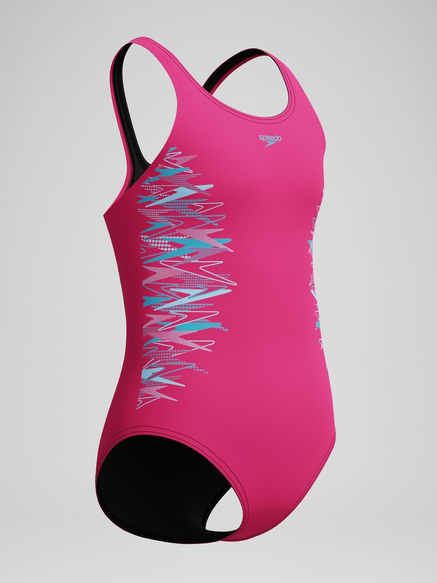 Dsiney Kidz - Speedo Pink Placement Muscleback One Piece Swimsuit image 4