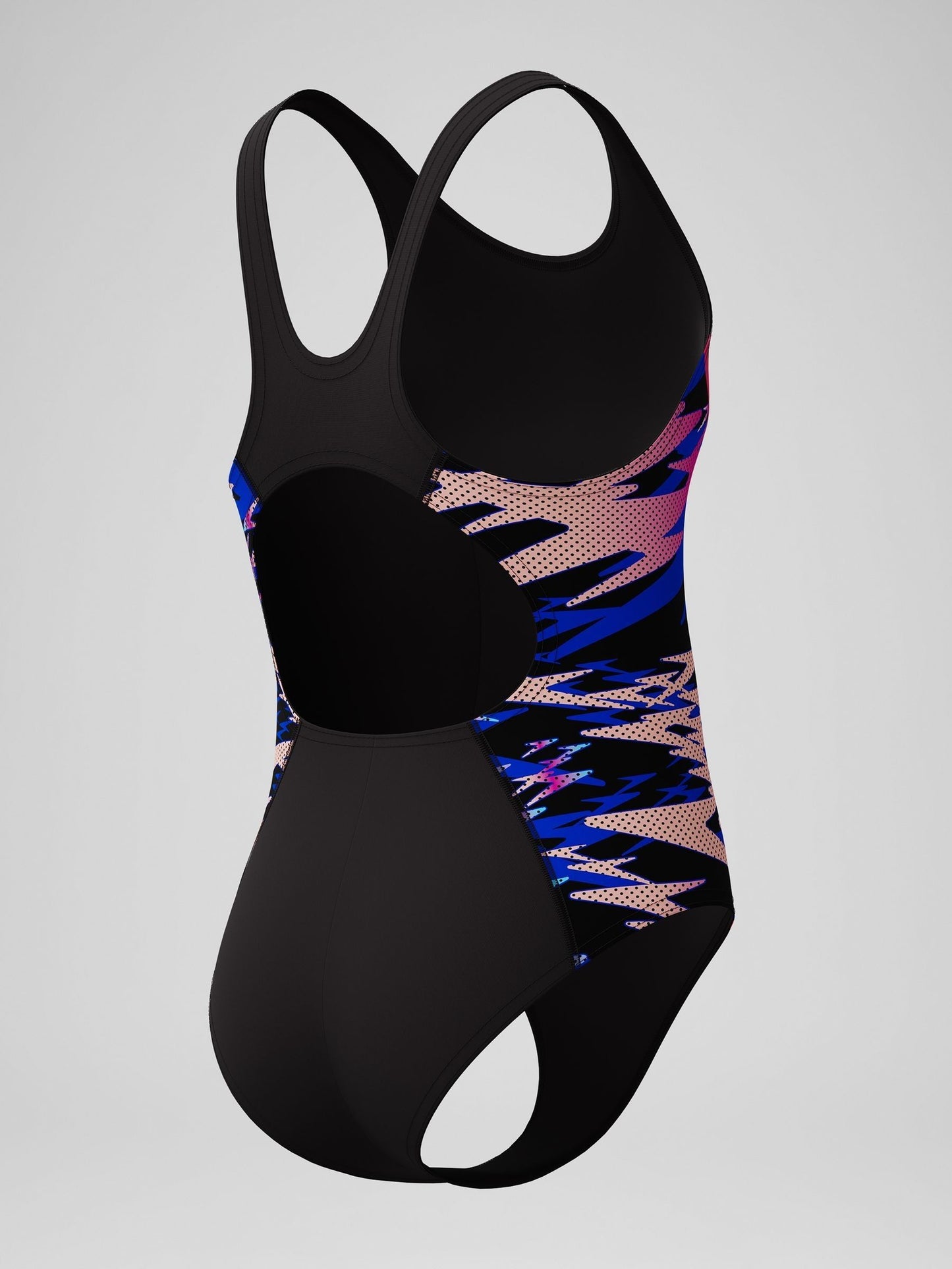 Dsiney Kidz - Speedo Black Hyperboom Splice Muscleback One Piece Swimsuit image 2
