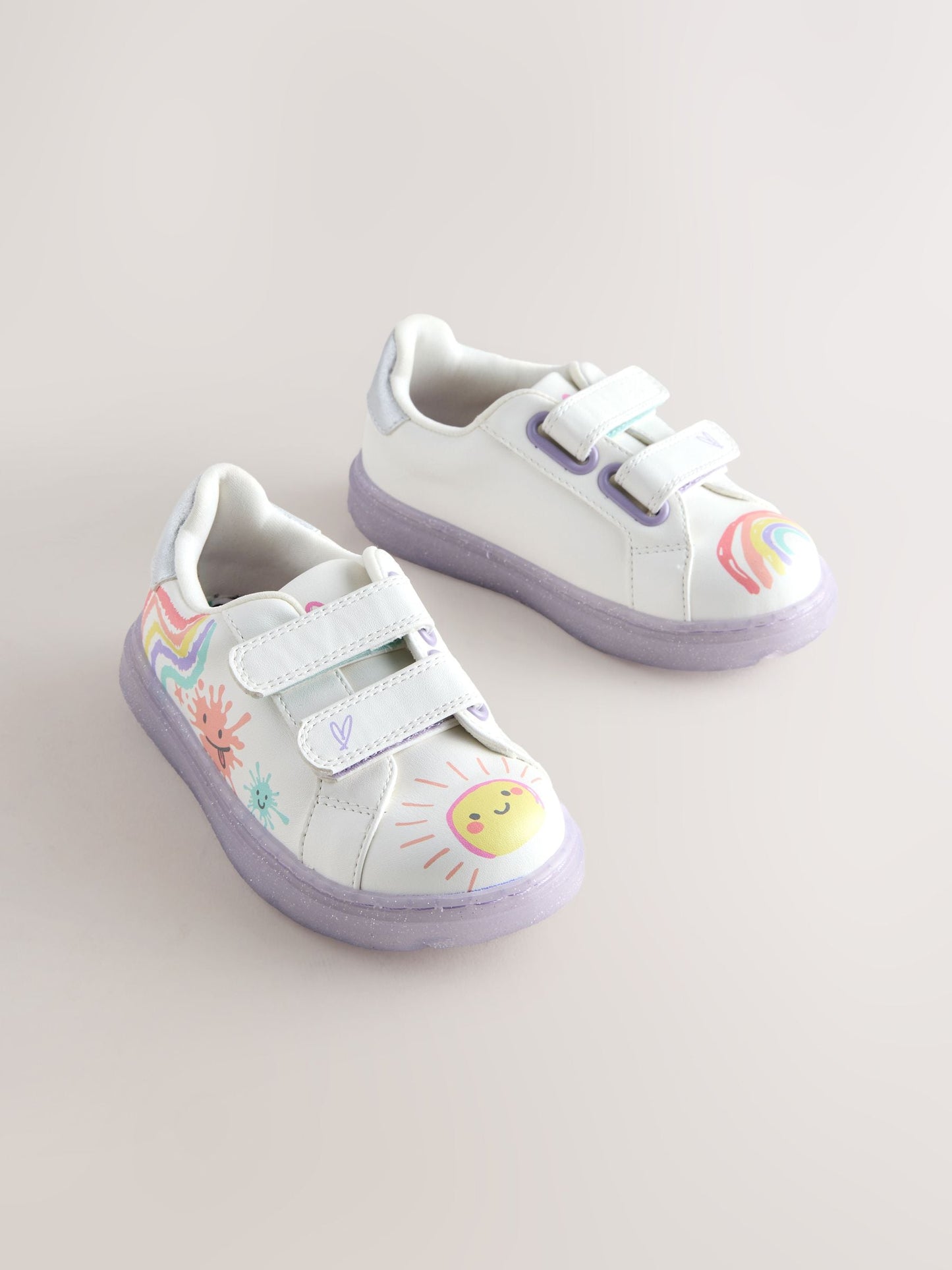 White Touch Fastening Trainers image 1