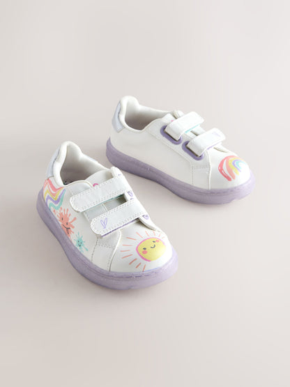 White Touch Fastening Trainers image 2