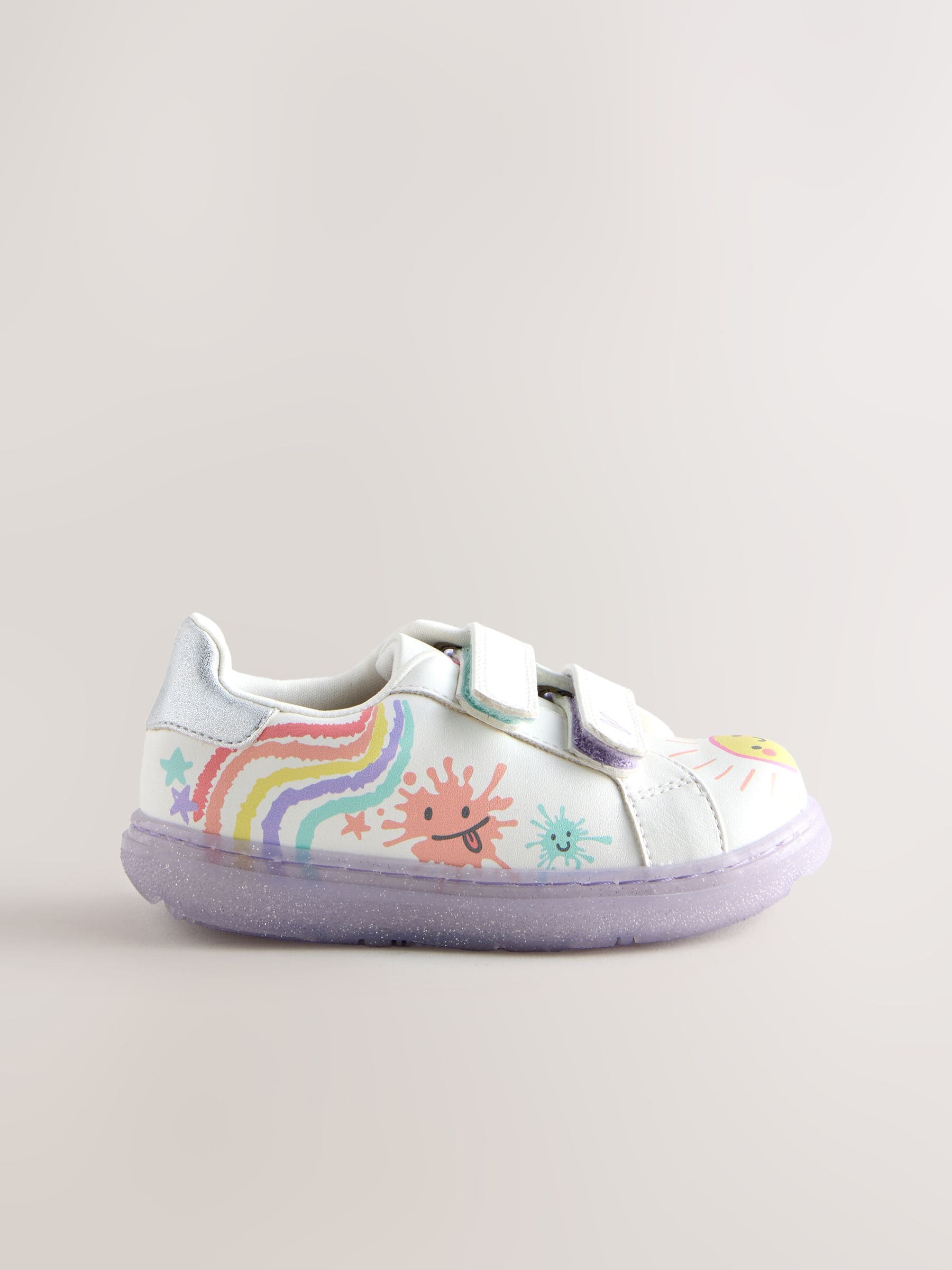 White Touch Fastening Trainers image 3
