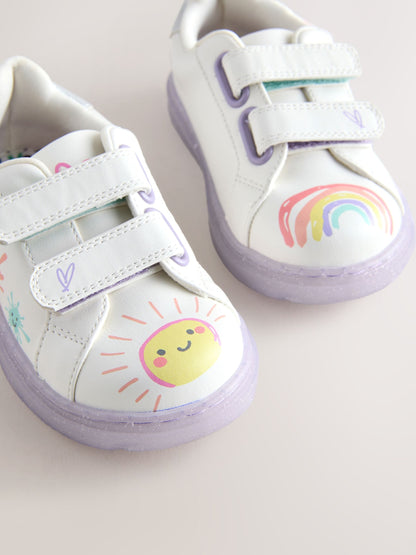 White Touch Fastening Trainers image 4