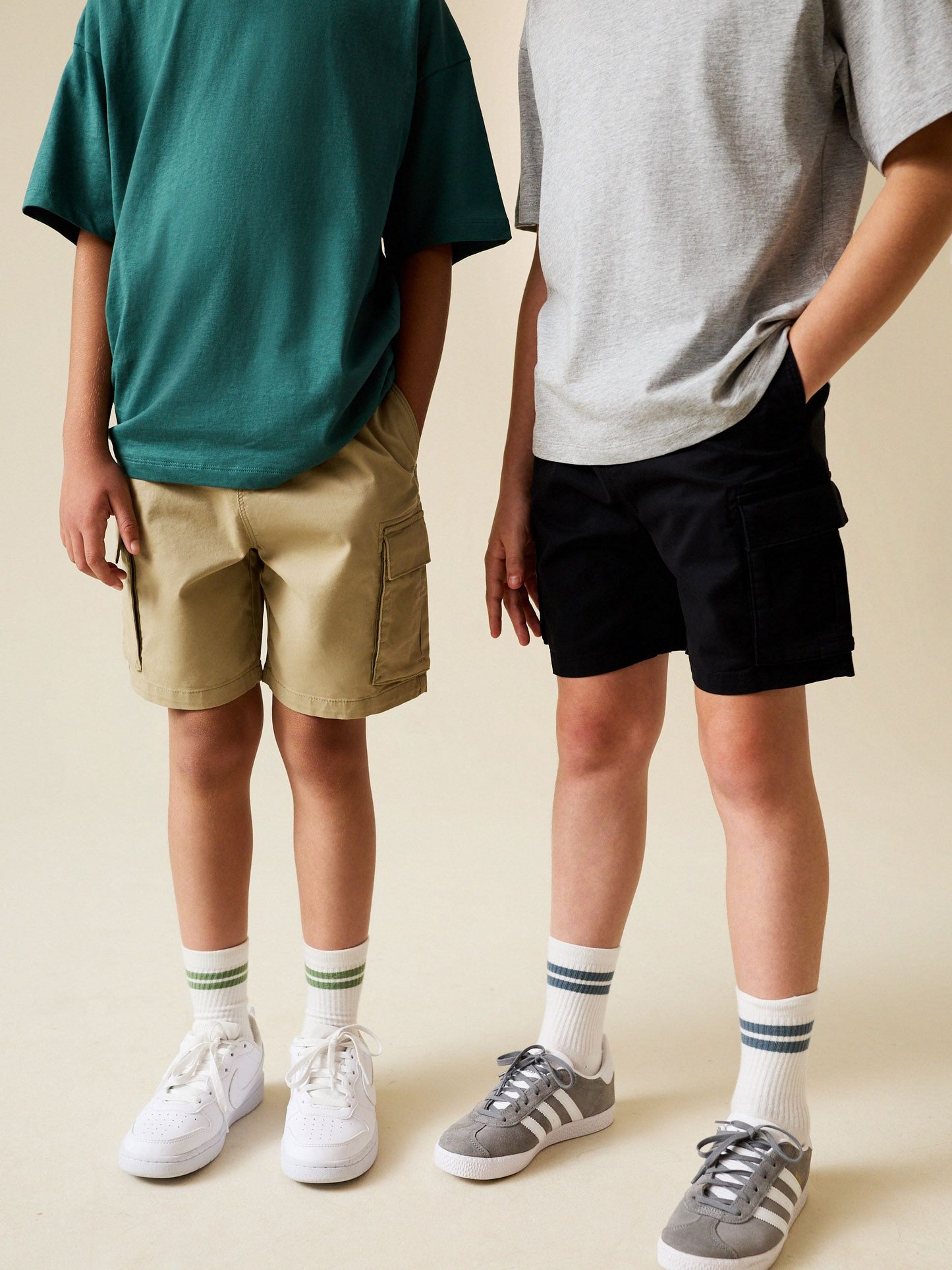 Dsiney Kidz - Black/Stone Cargo Shorts 2 Pack (3-16yrs) image 1