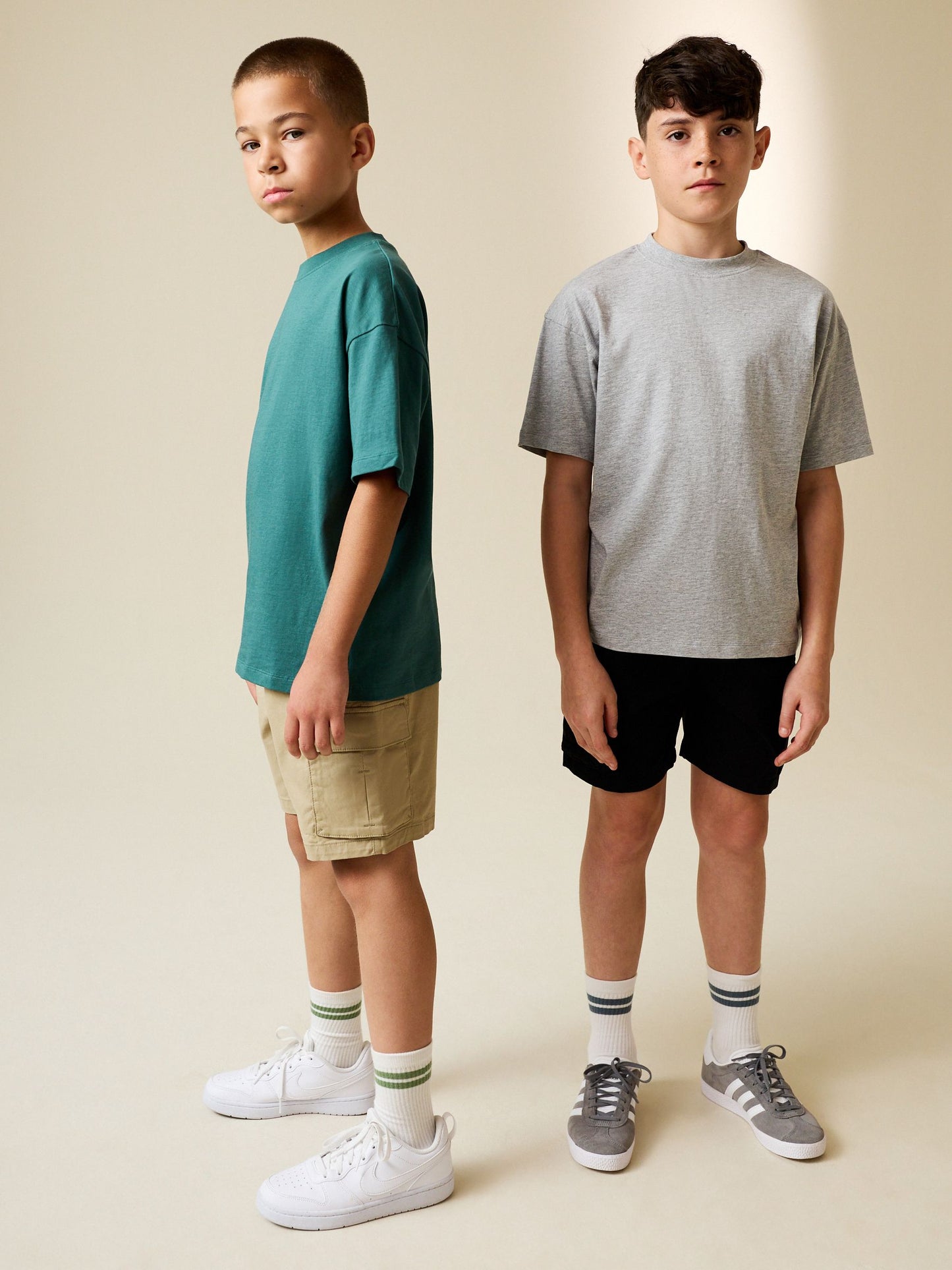 Dsiney Kidz - Black/Stone Cargo Shorts 2 Pack (3-16yrs) image 2