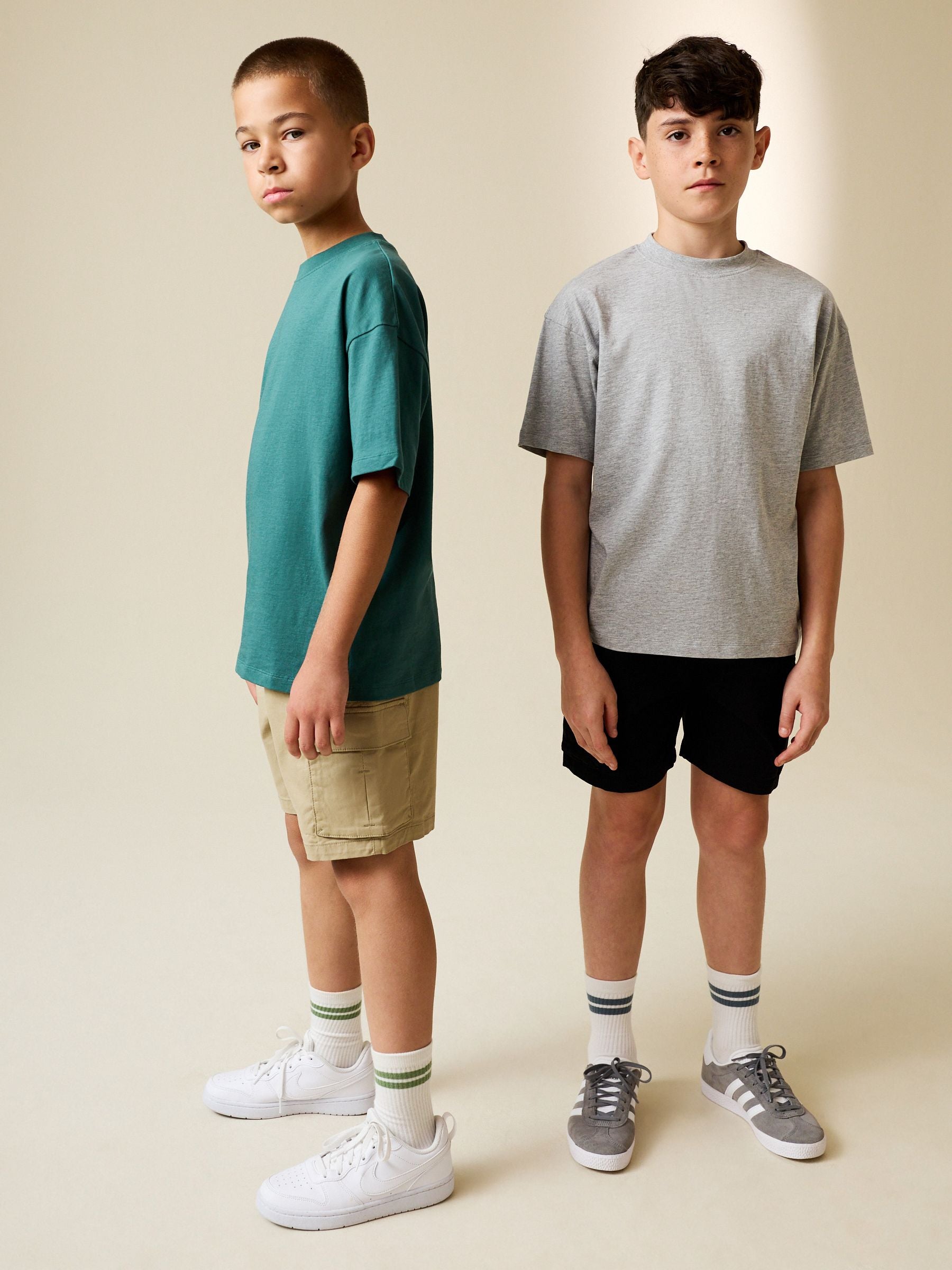 Dsiney Kidz - Black/Stone Cargo Shorts 2 Pack (3-16yrs) image 2
