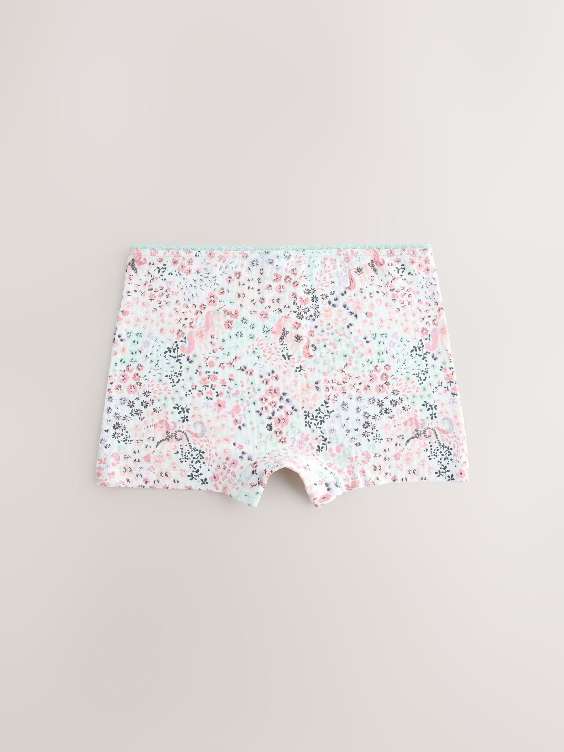 Pink Unicorn Short Briefs 5 Pack (2-16yrs) image 2