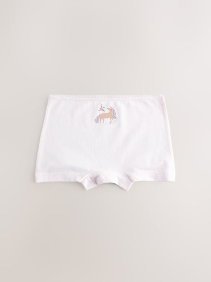 Pink Unicorn Short Briefs 5 Pack (2-16yrs) image 5