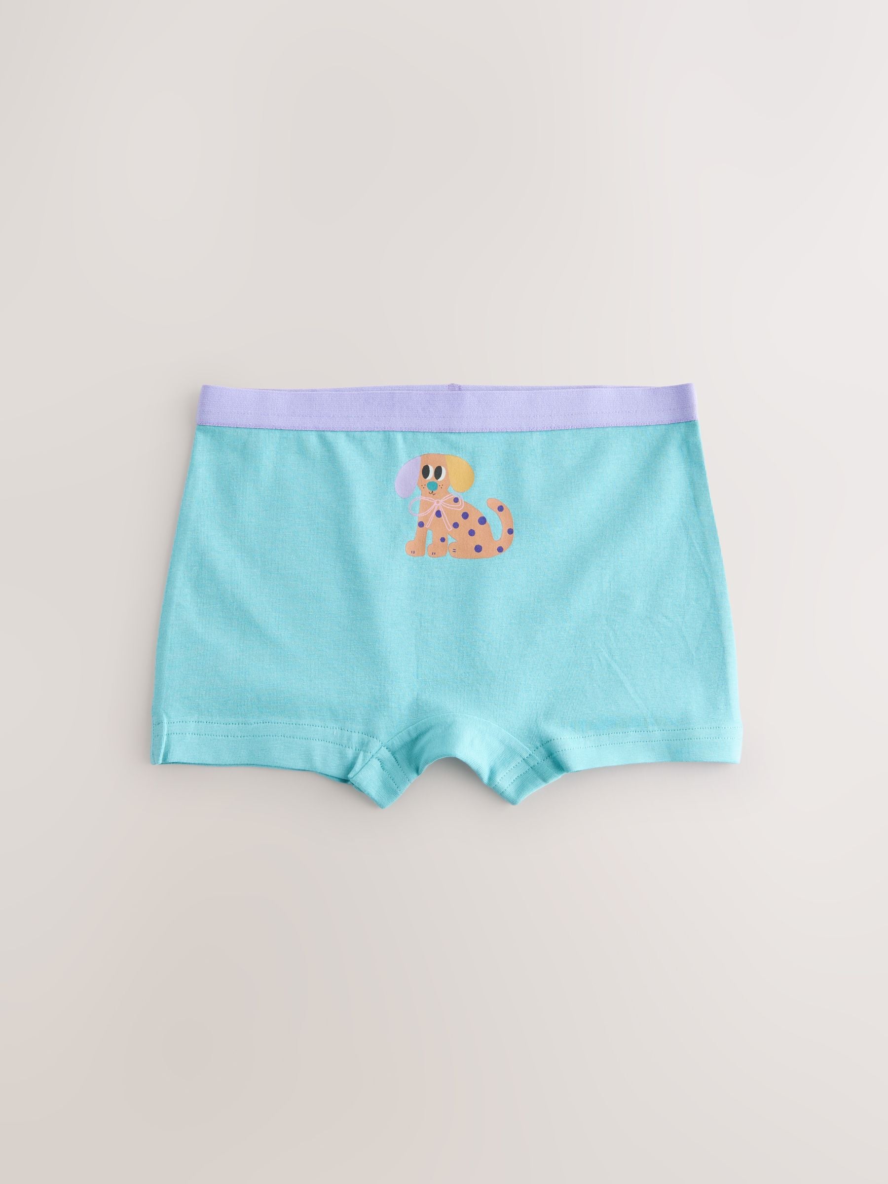 Blue/Pink Dog Short Briefs 5 Pack (2-16yrs) image 3
