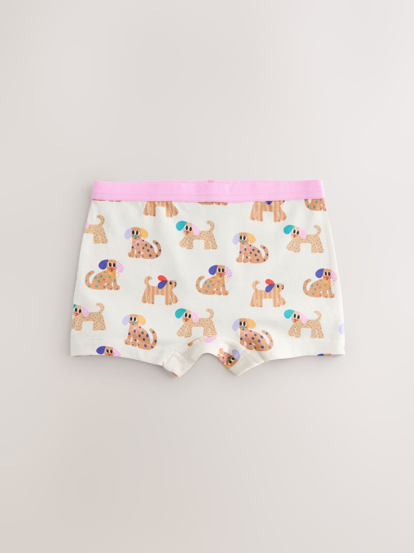 Blue/Pink Dog Short Briefs 5 Pack (2-16yrs) image 4