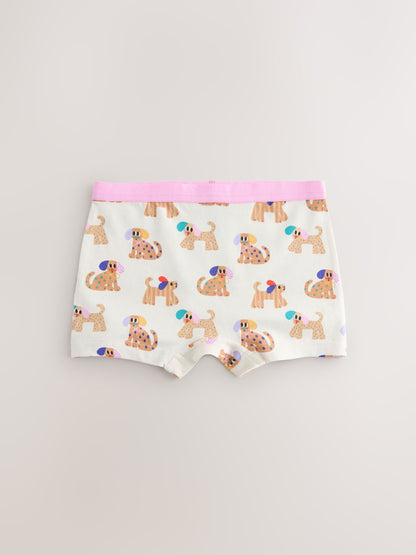 Blue/Pink Dog Short Briefs 5 Pack (2-16yrs) image 4