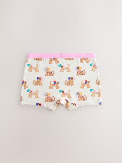 Blue/Pink Dog Short Briefs 5 Pack (2-16yrs) image 5