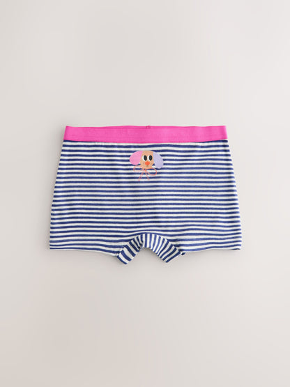 Blue/Pink Dog Short Briefs 5 Pack (2-16yrs) image 7