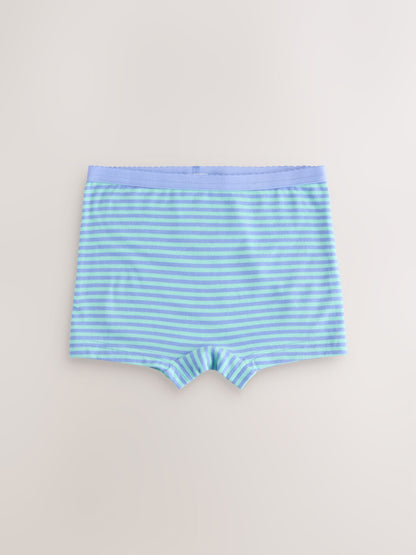 Blue/Navy Short Briefs 5 Pack (2-16yrs) image 2