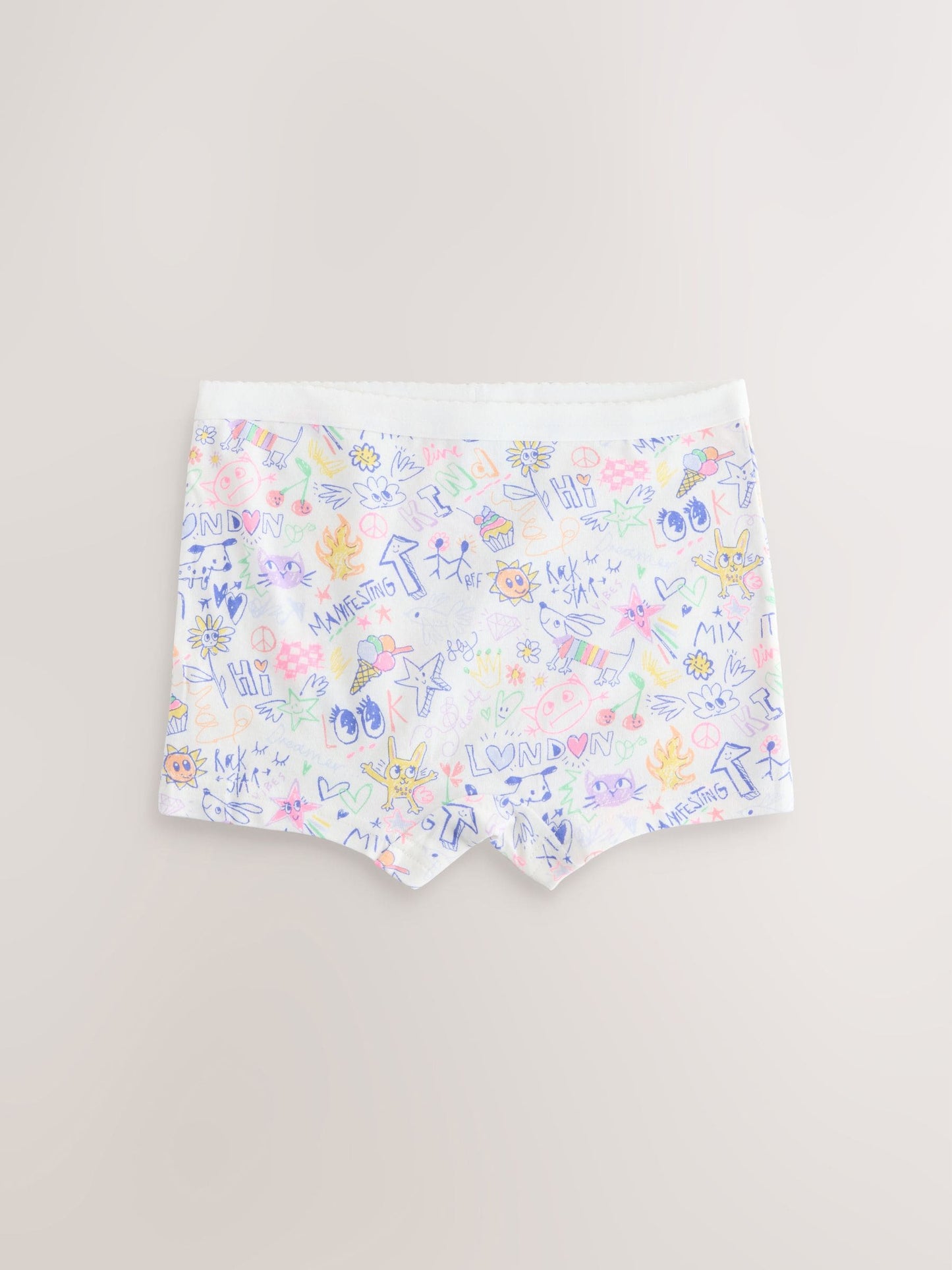 Blue/Navy Short Briefs 5 Pack (2-16yrs) image 6