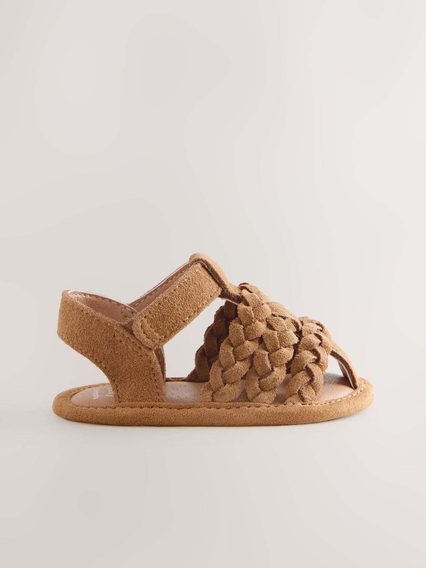 Tan Brown Baby Fisherman Sandals (0-2mths) image 2