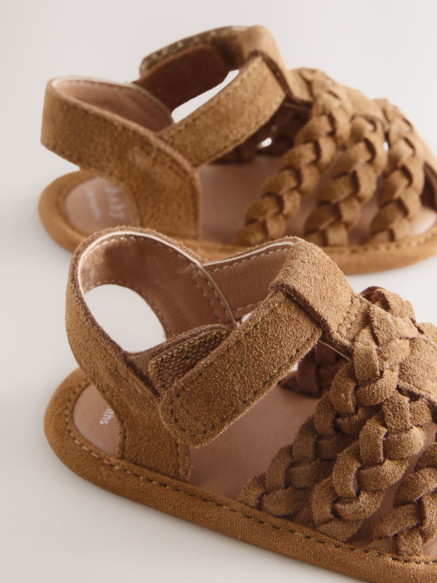 Tan Brown Baby Fisherman Sandals (0-2mths) image 5