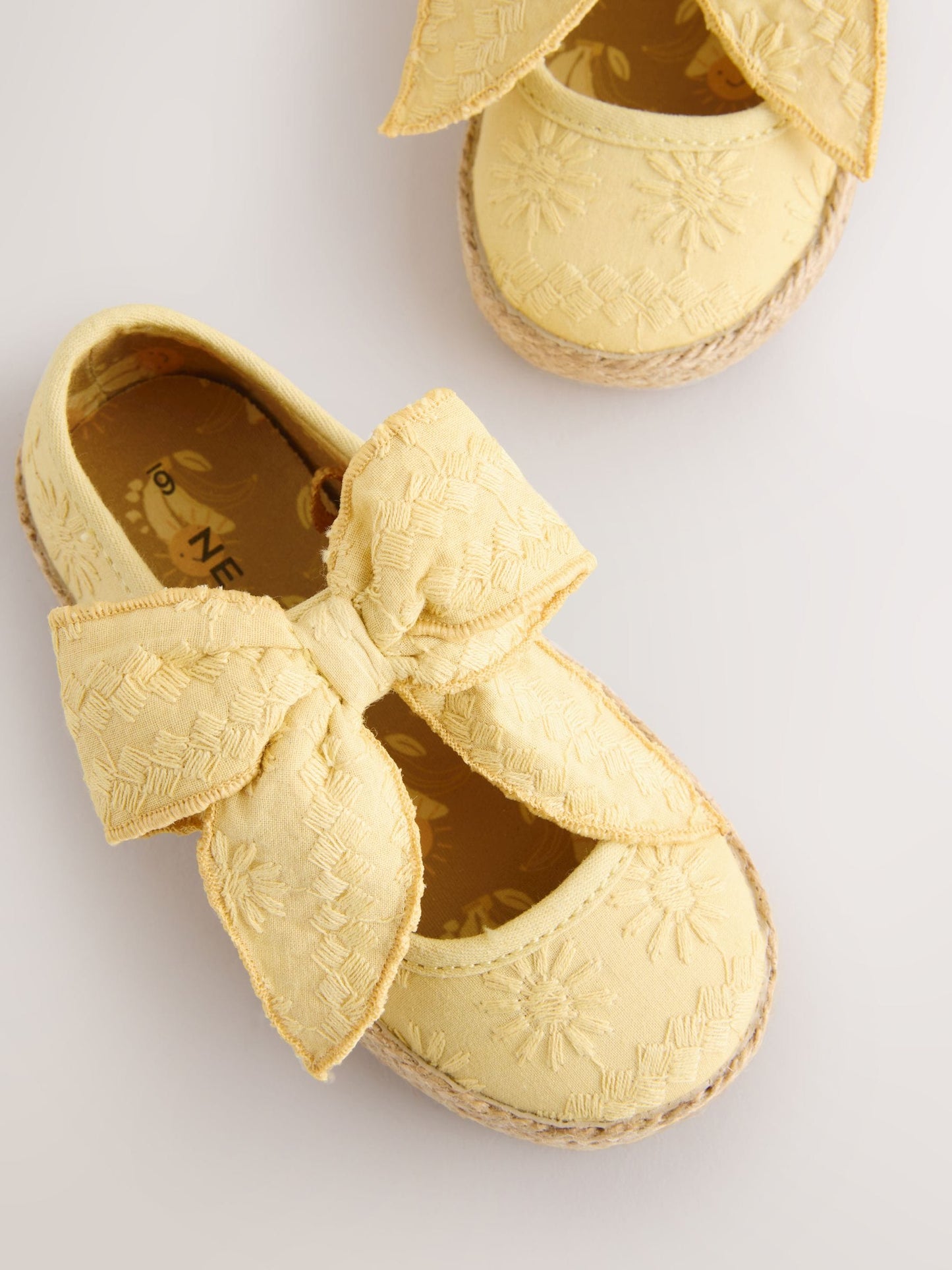 Yellow Bow Espadrille Shoes image 4