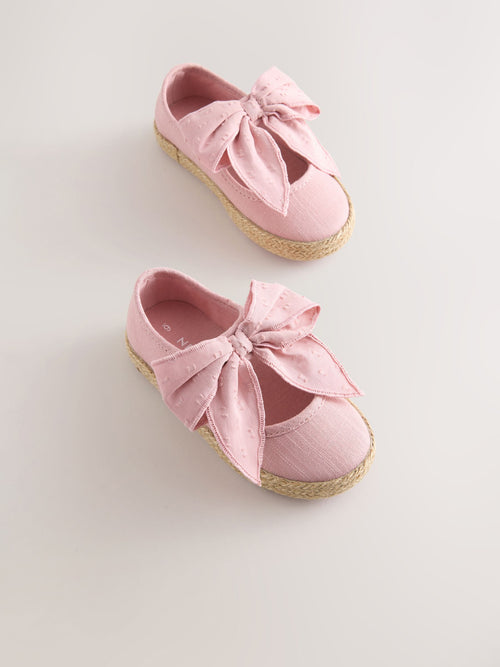 Dsiney Kidz - Pink Bow Espadrille Shoes image 1