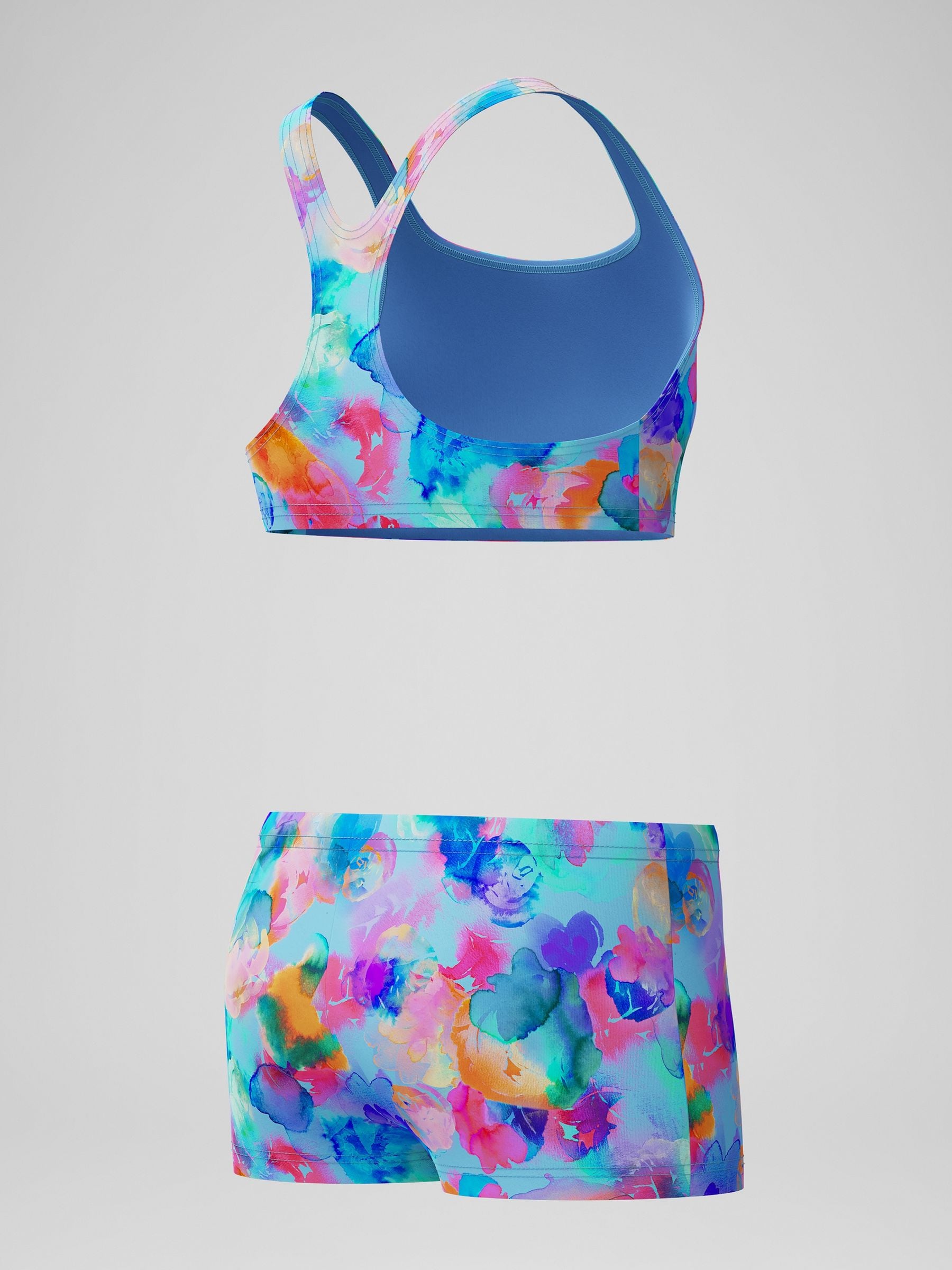 Dsiney Kidz - Speedo Multi Hyperboom Butterfly Back 2 Piece Bikini Set image 4